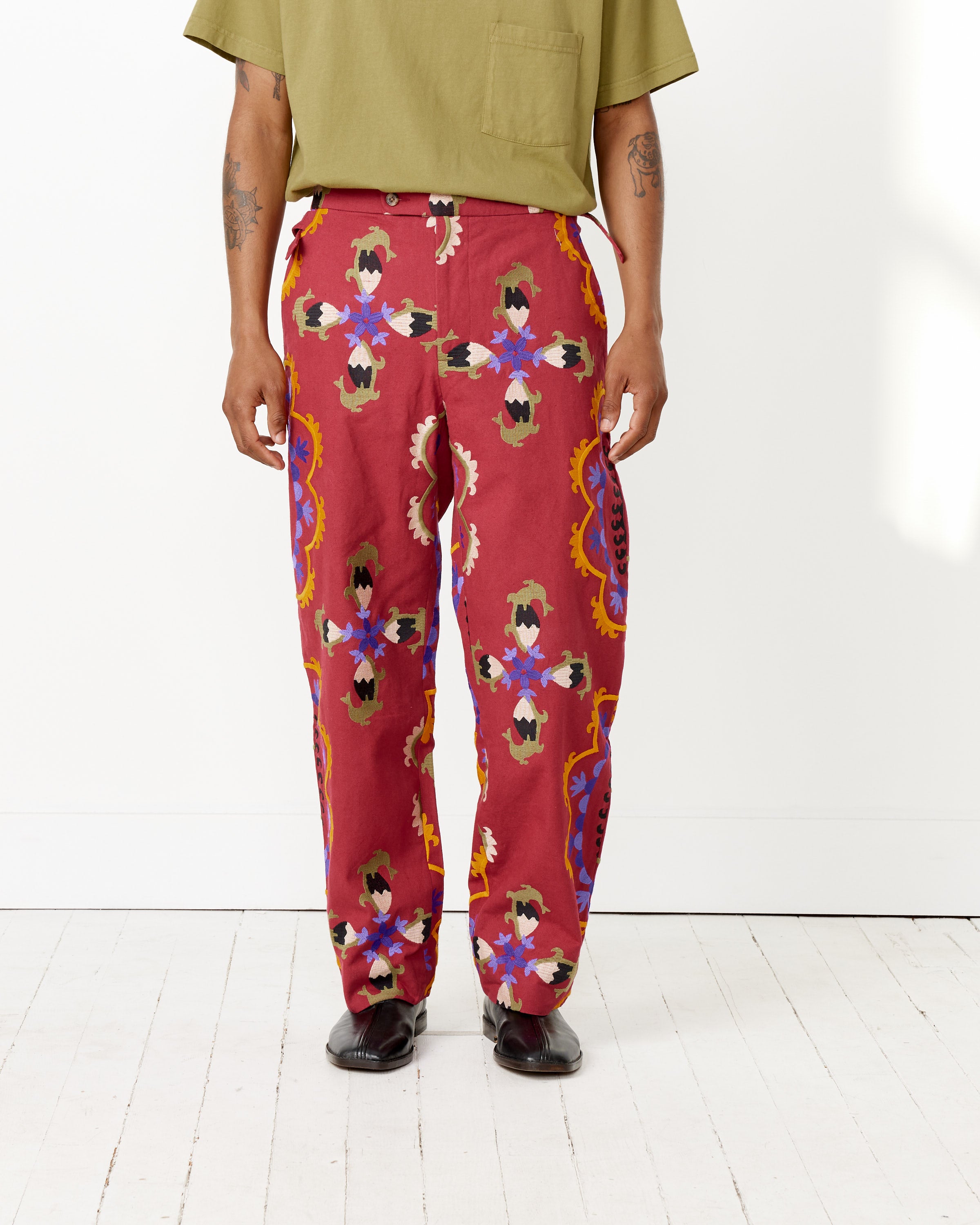 Suzani Store Mohawk Embroidery General Trousers –