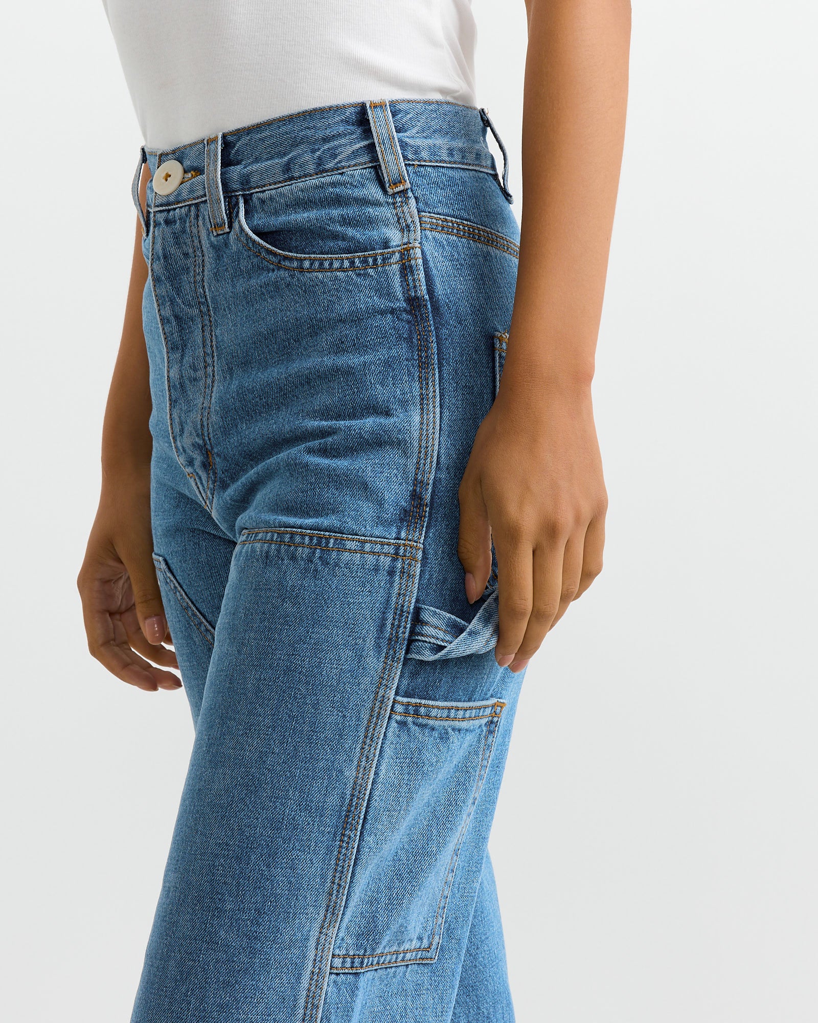 Patchfront Handy Pant in Cowboy Blue