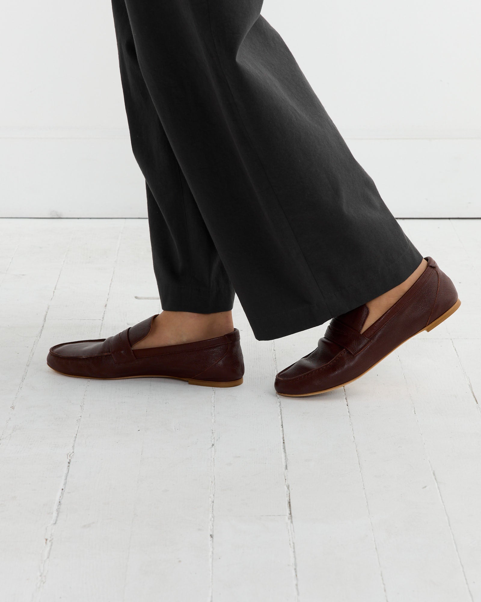 Oxblood penny loafers on sale