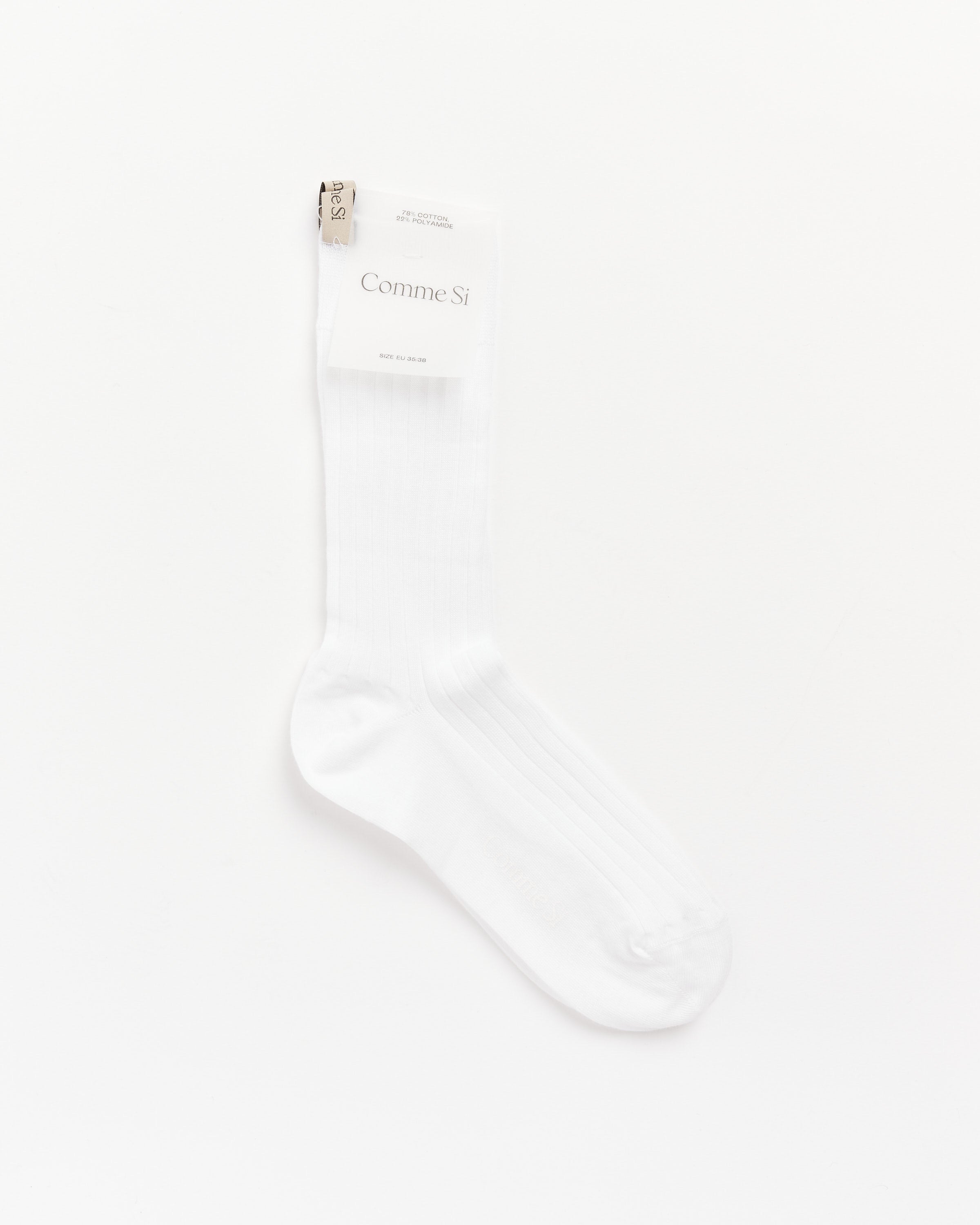 The Yves Socks in White