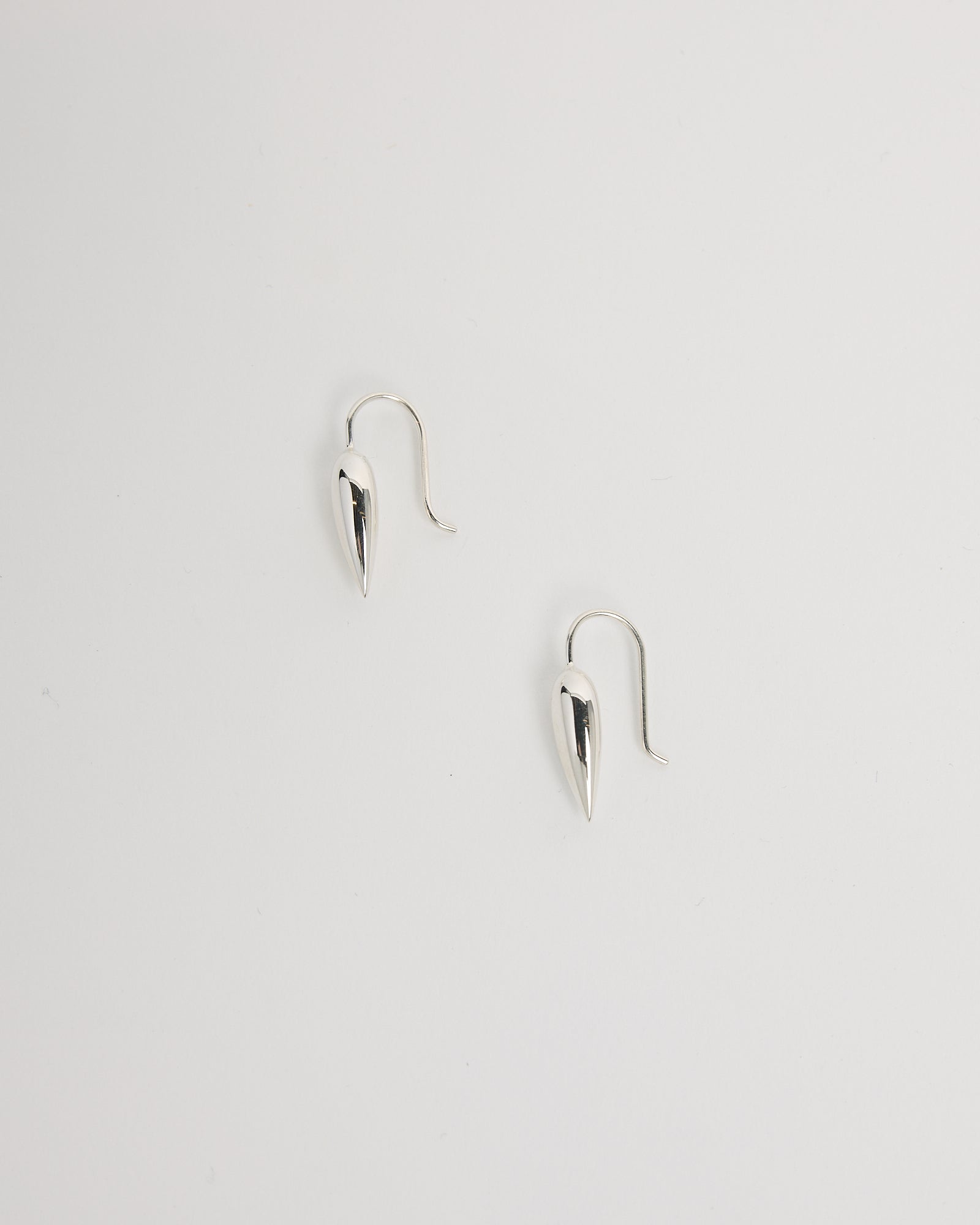 Tiny Spear Earrings in Sterling Silver