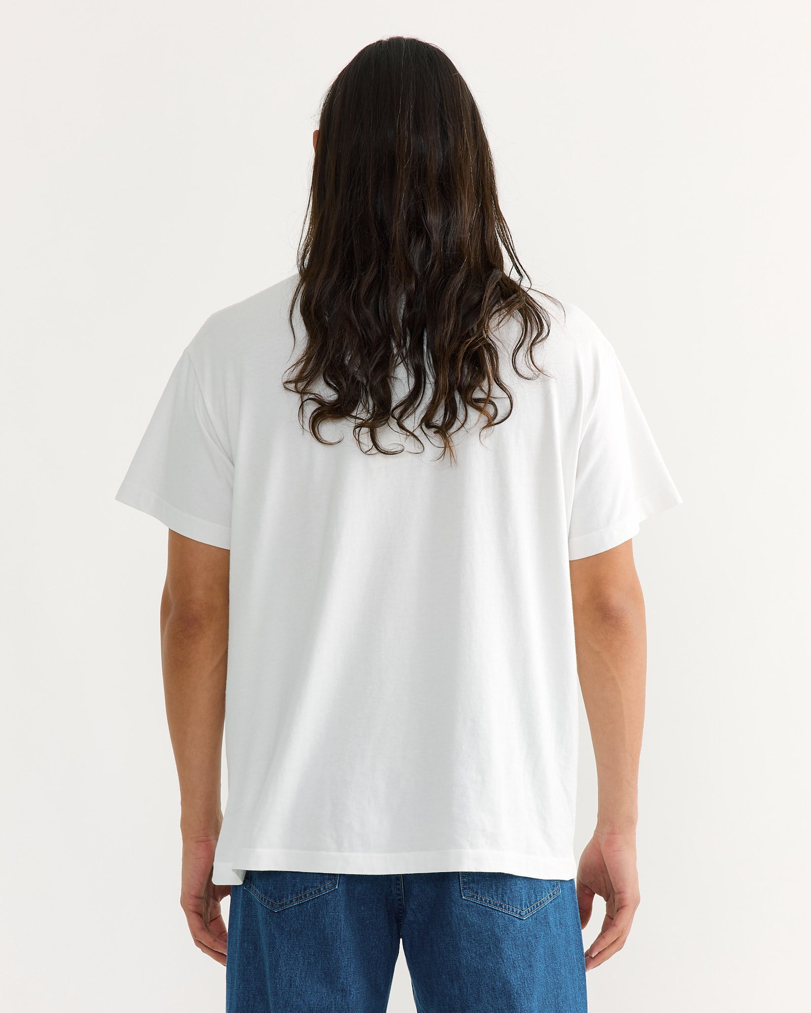 Big Pocket Tee in White - White / M (243937)