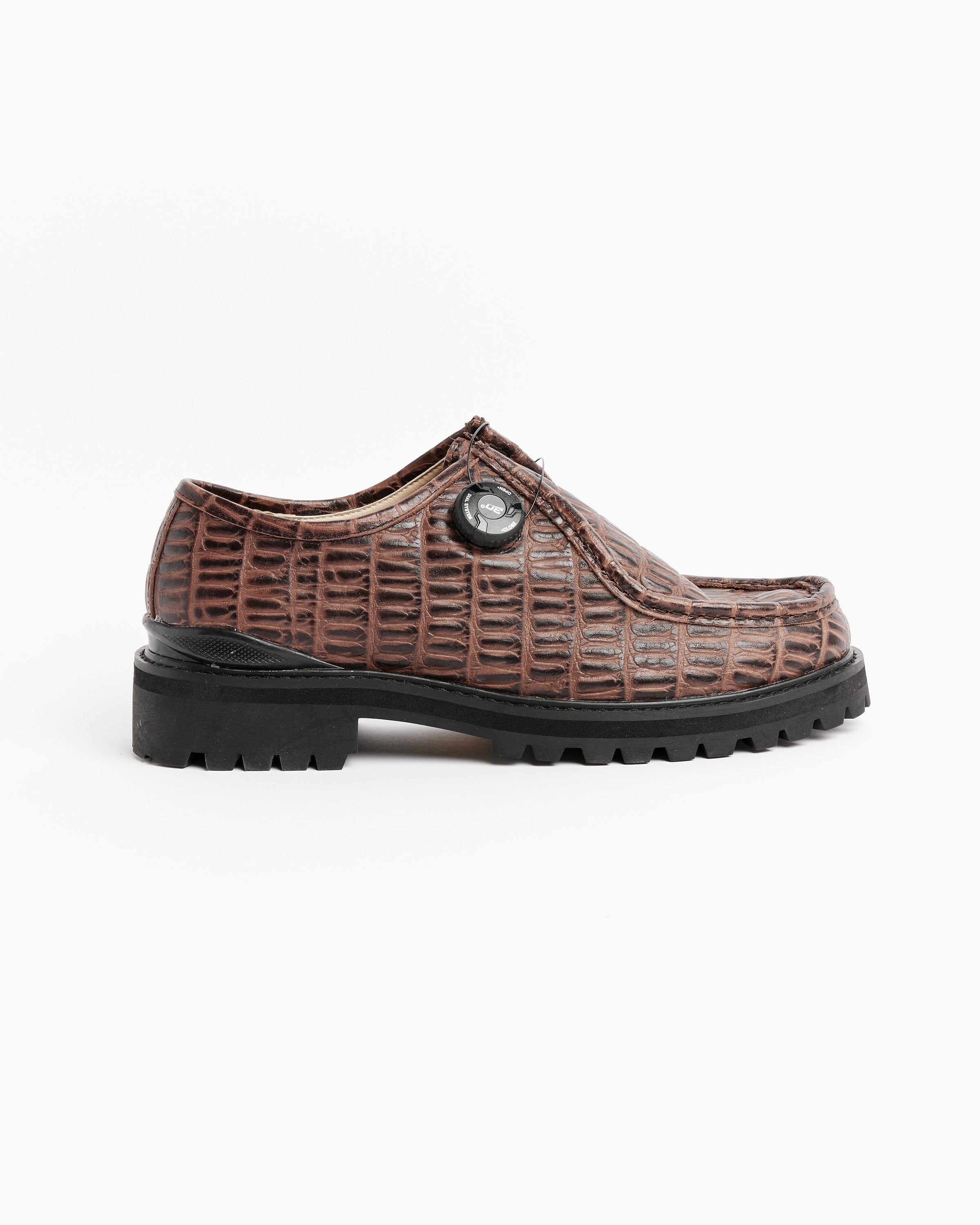 Chaussure de Marche in Alligator Brown