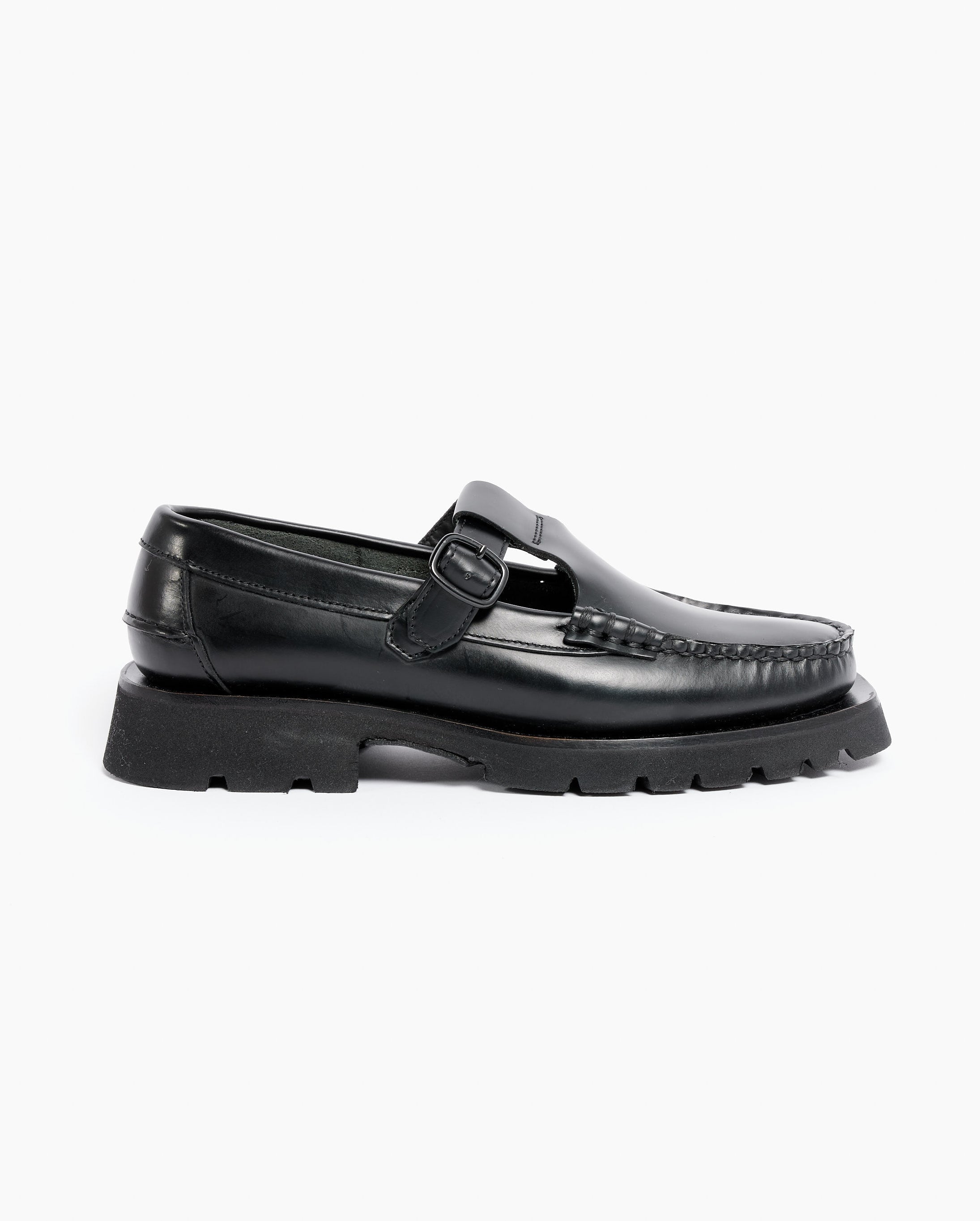 Albert Sport T-Bar Loafer in Black