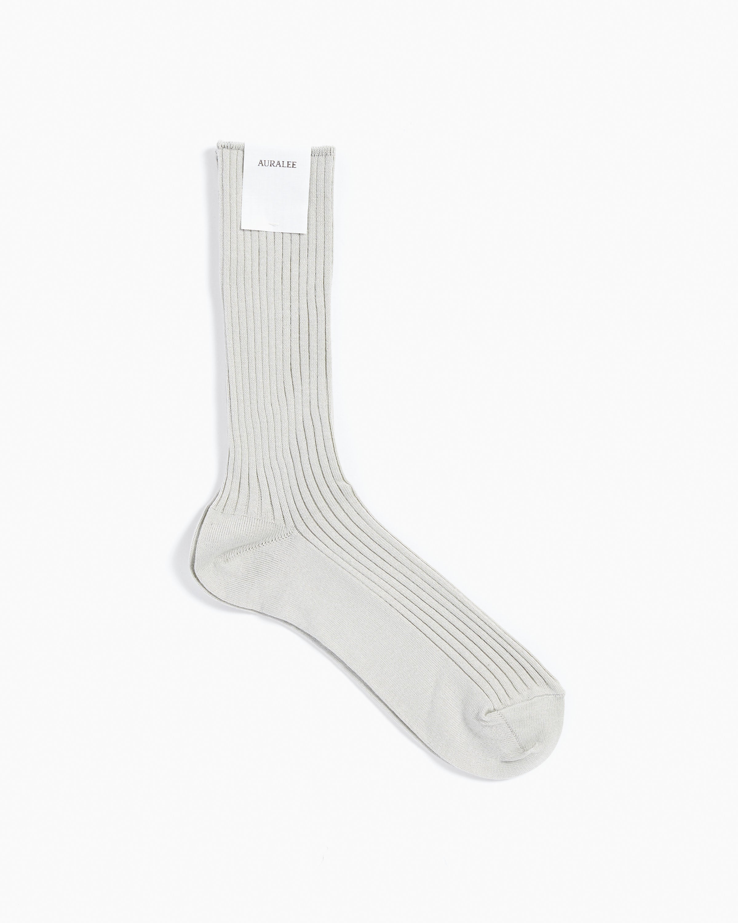 Giza High Gauge Socks in Pale Green