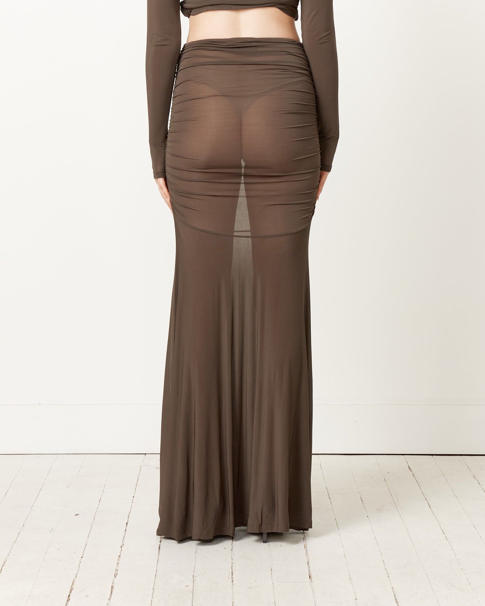 Paloma Wool Moebius Long Skirt - Brown / S (250191)