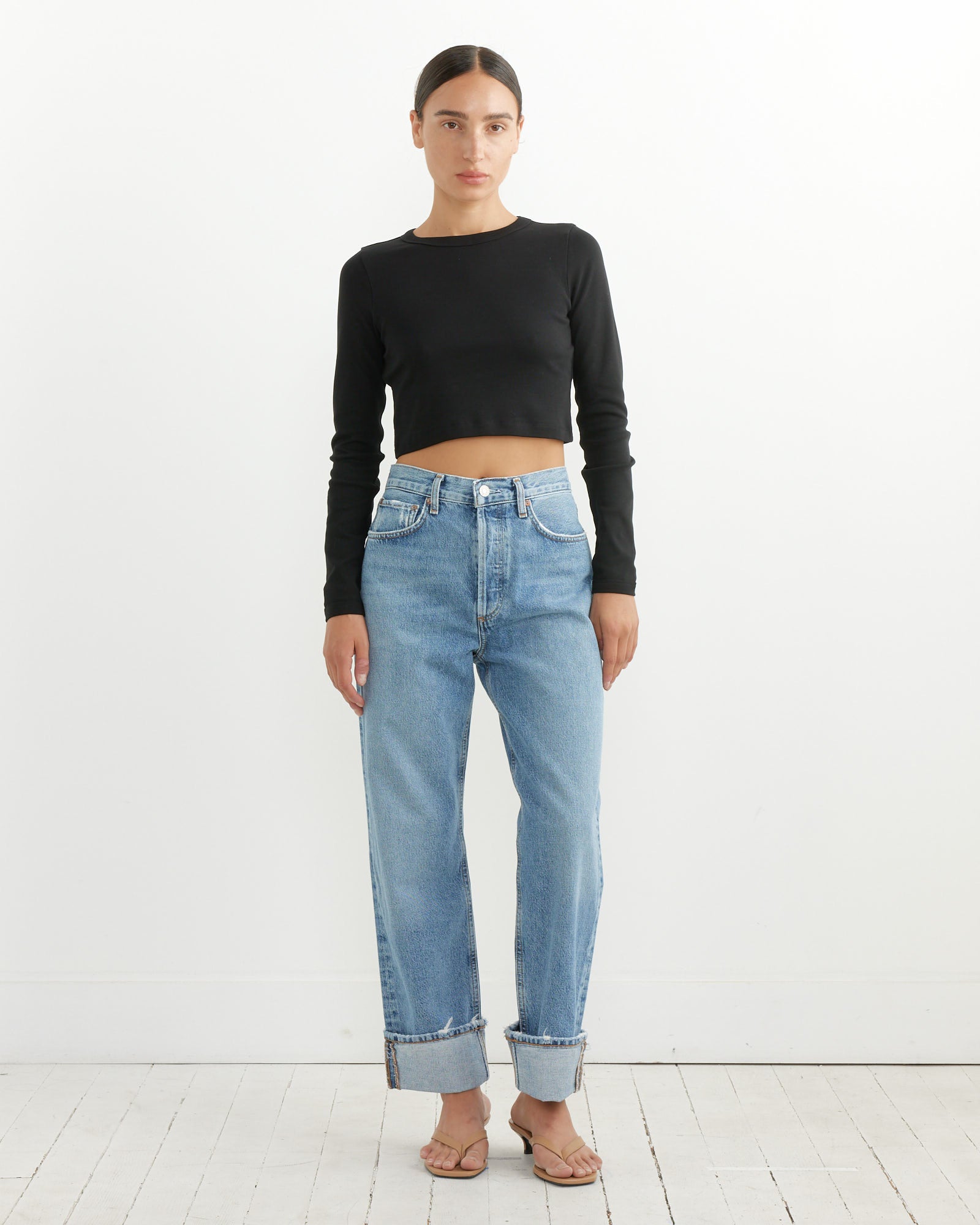 Max Crop Tee - Black / XS (250769)