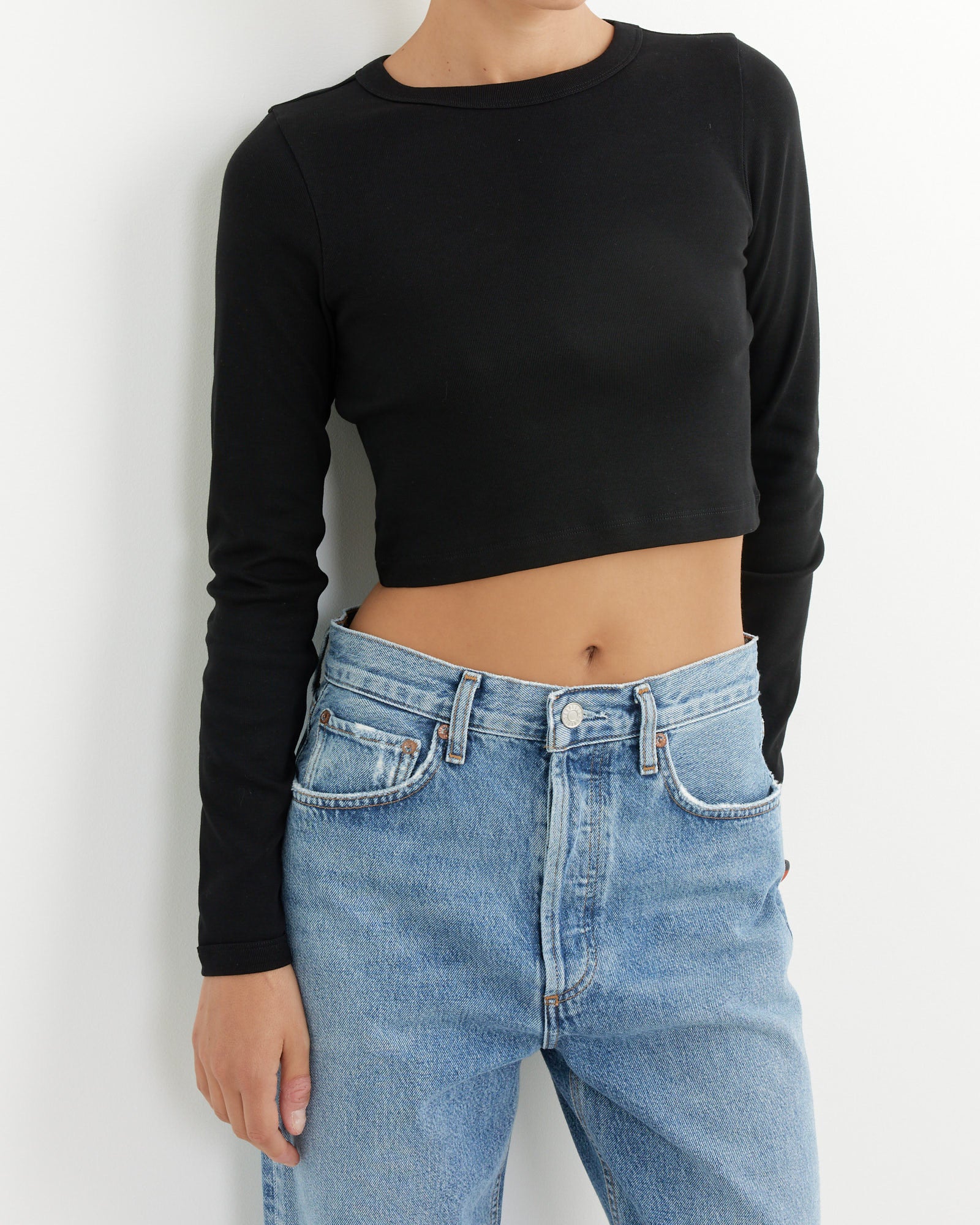 Max Crop Tee - Black / XS (250769)