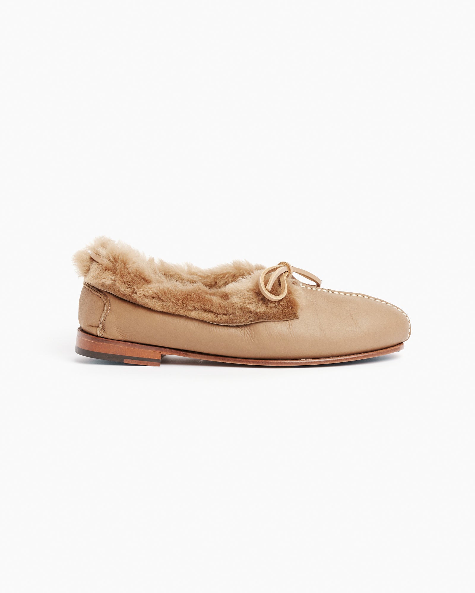 Tilla Shearling Babouche - Camel / 40 (250847)