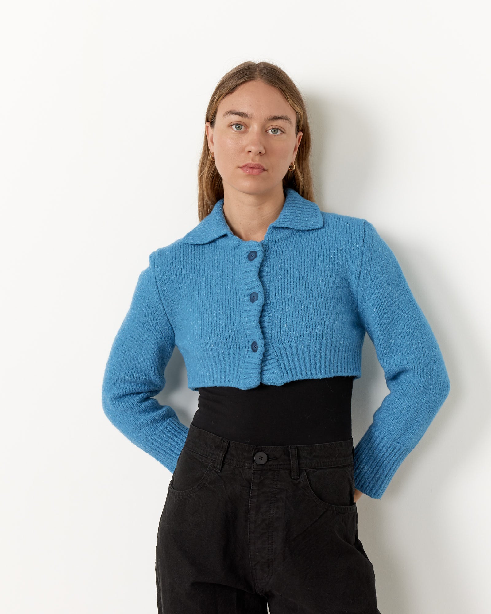 Mundaka Bubble Cardigan - Blue / S (251386)