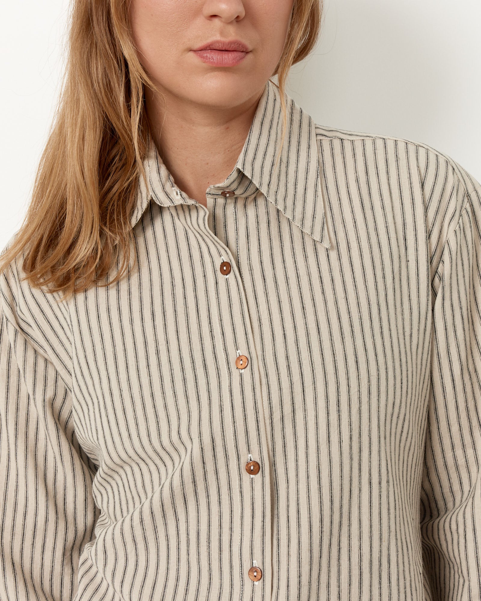 Mundaka Linen Masculine Shirt - Natural / S (251398)