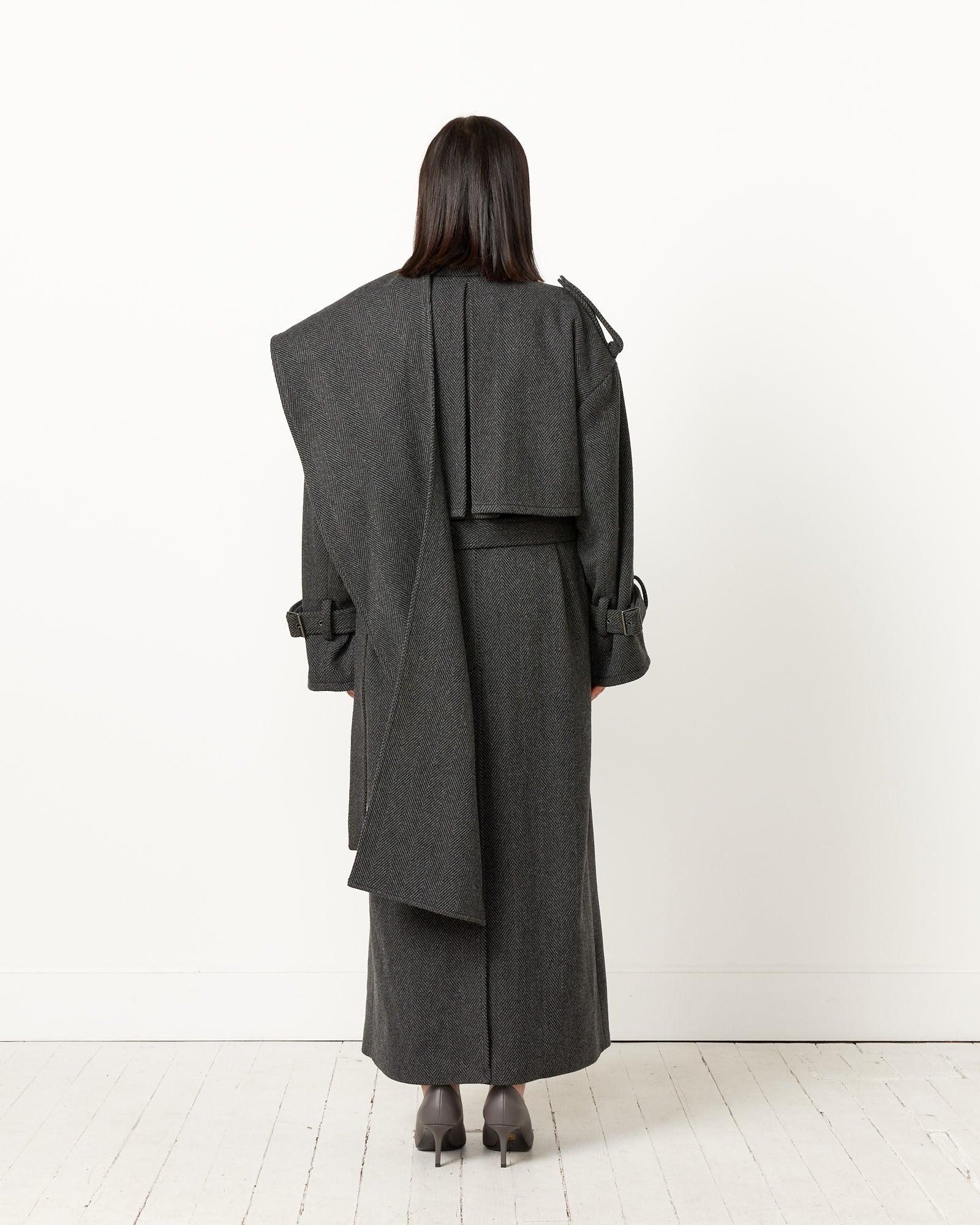 Acne Studios 855 Coat - Grey/Black / 36 (251581)