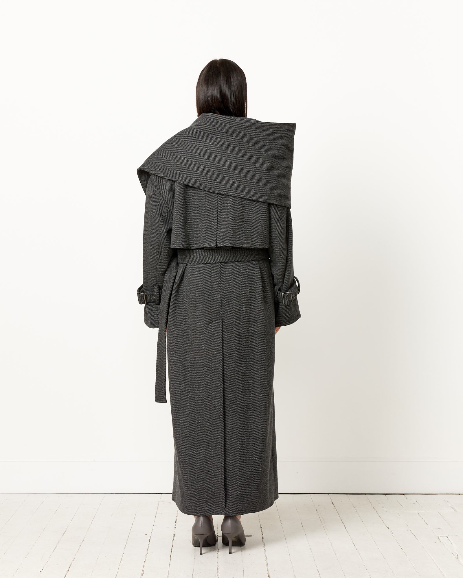 Acne Studios 855 Coat - Grey/Black / 36 (251581)