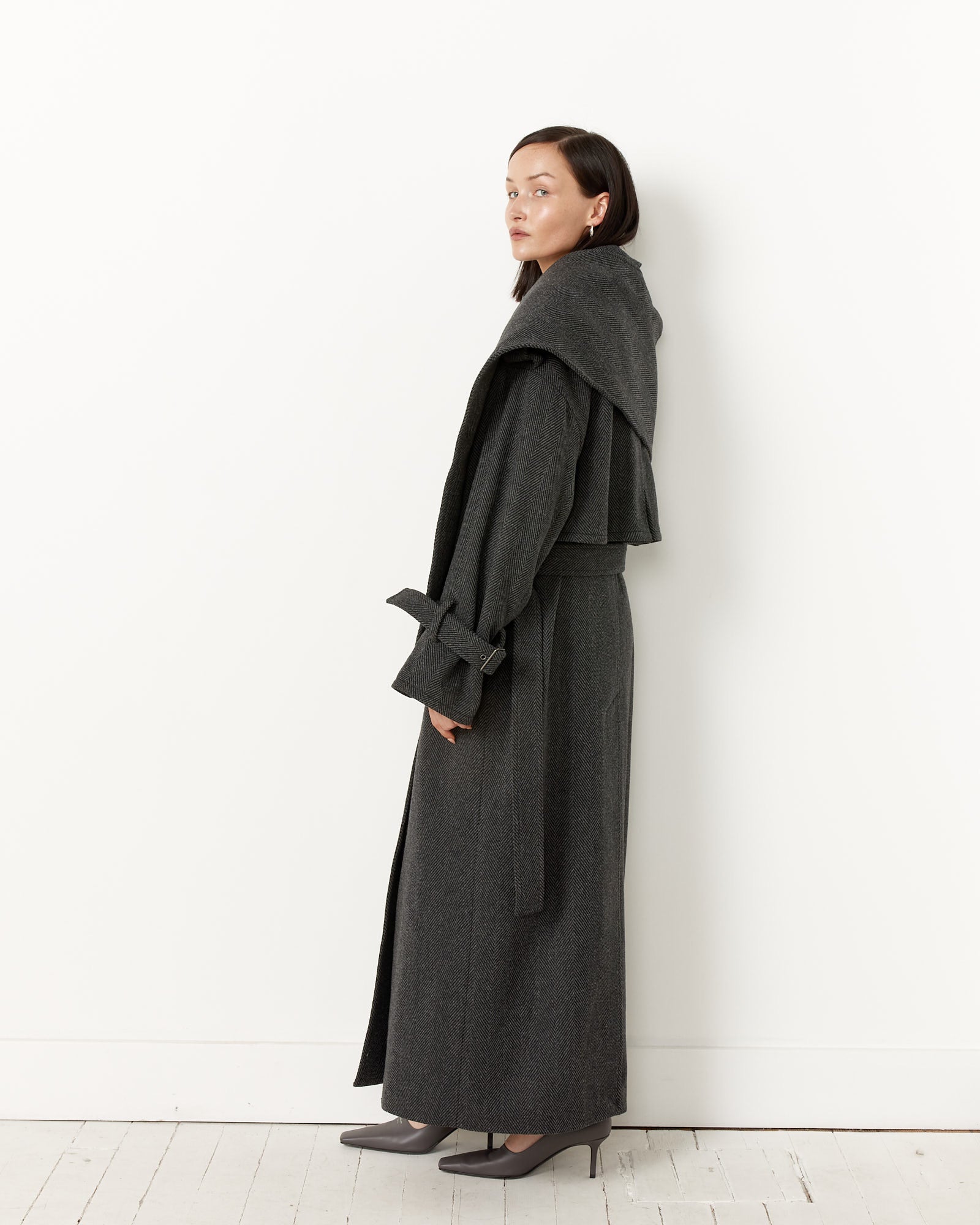 Acne Studios 855 Coat - Grey/Black / 36 (251581)