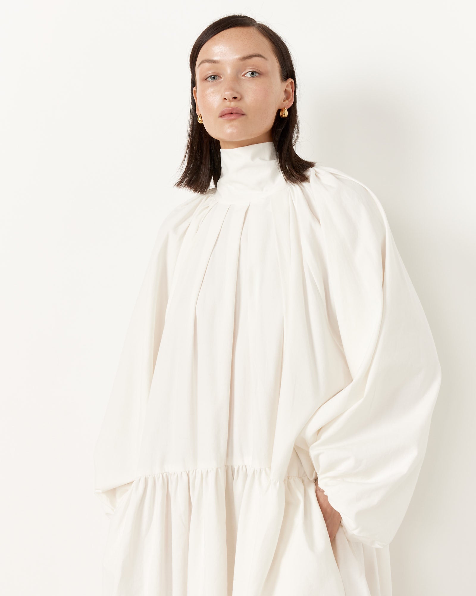 Toit Volant Underwoodt Dress - White / XS/S (251702)