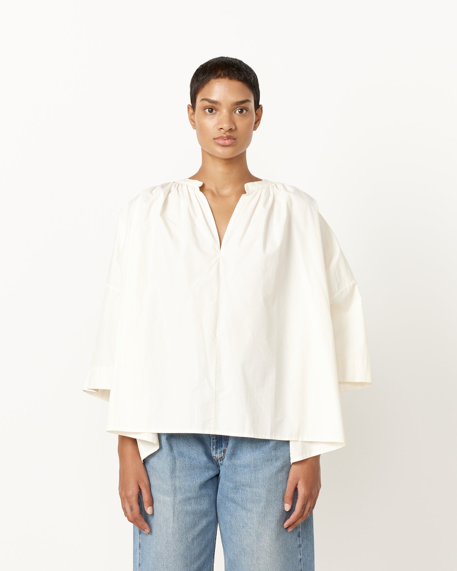 Shaina Mote Painter Smock - Ivory / S (251740)