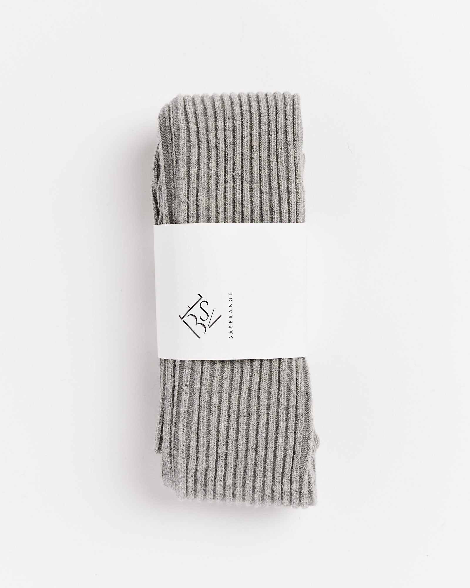 Overknee Socks in Grey Melange