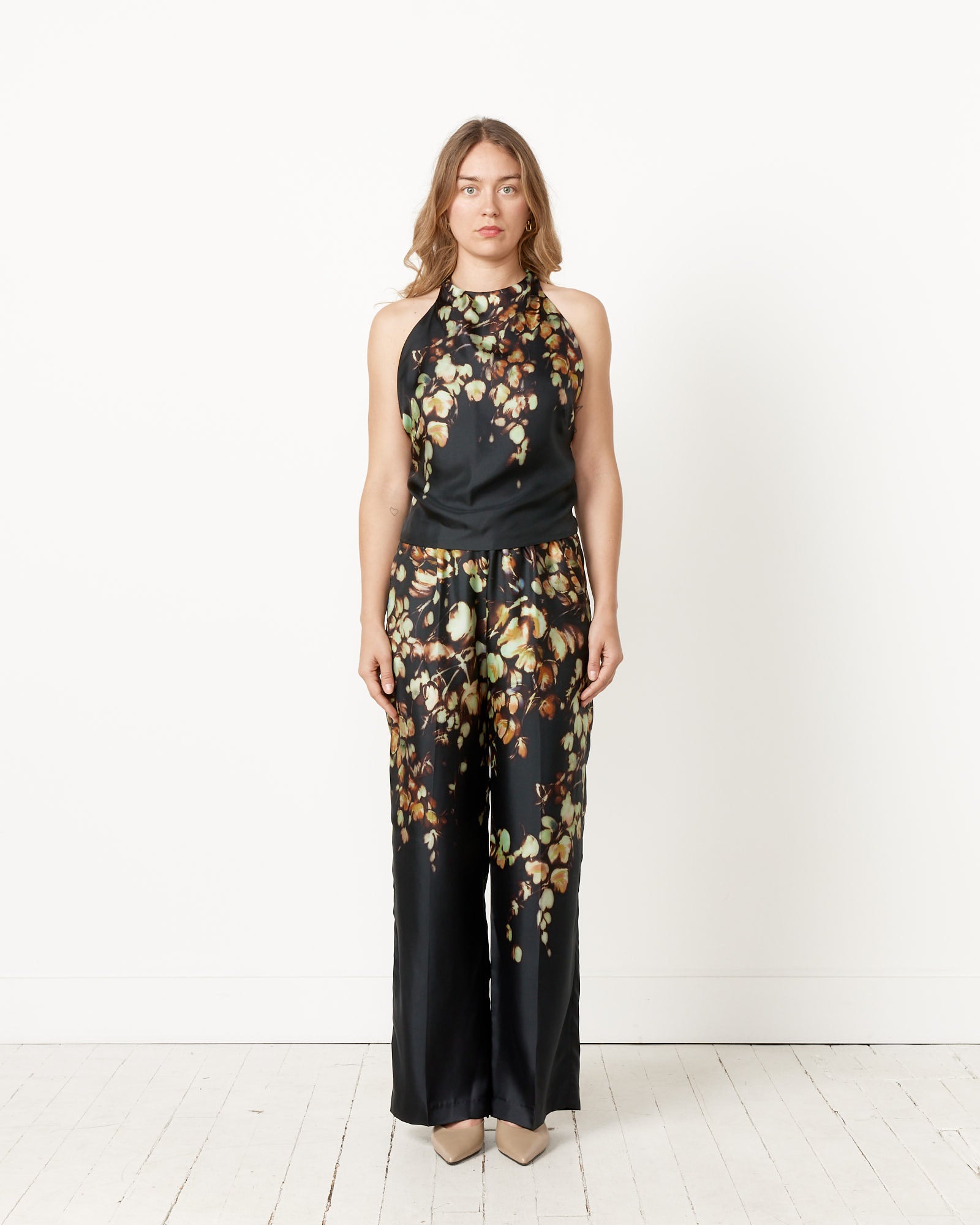 Dries Van Noten Cyntias 7275 Top - Petrol / 38 (252099)