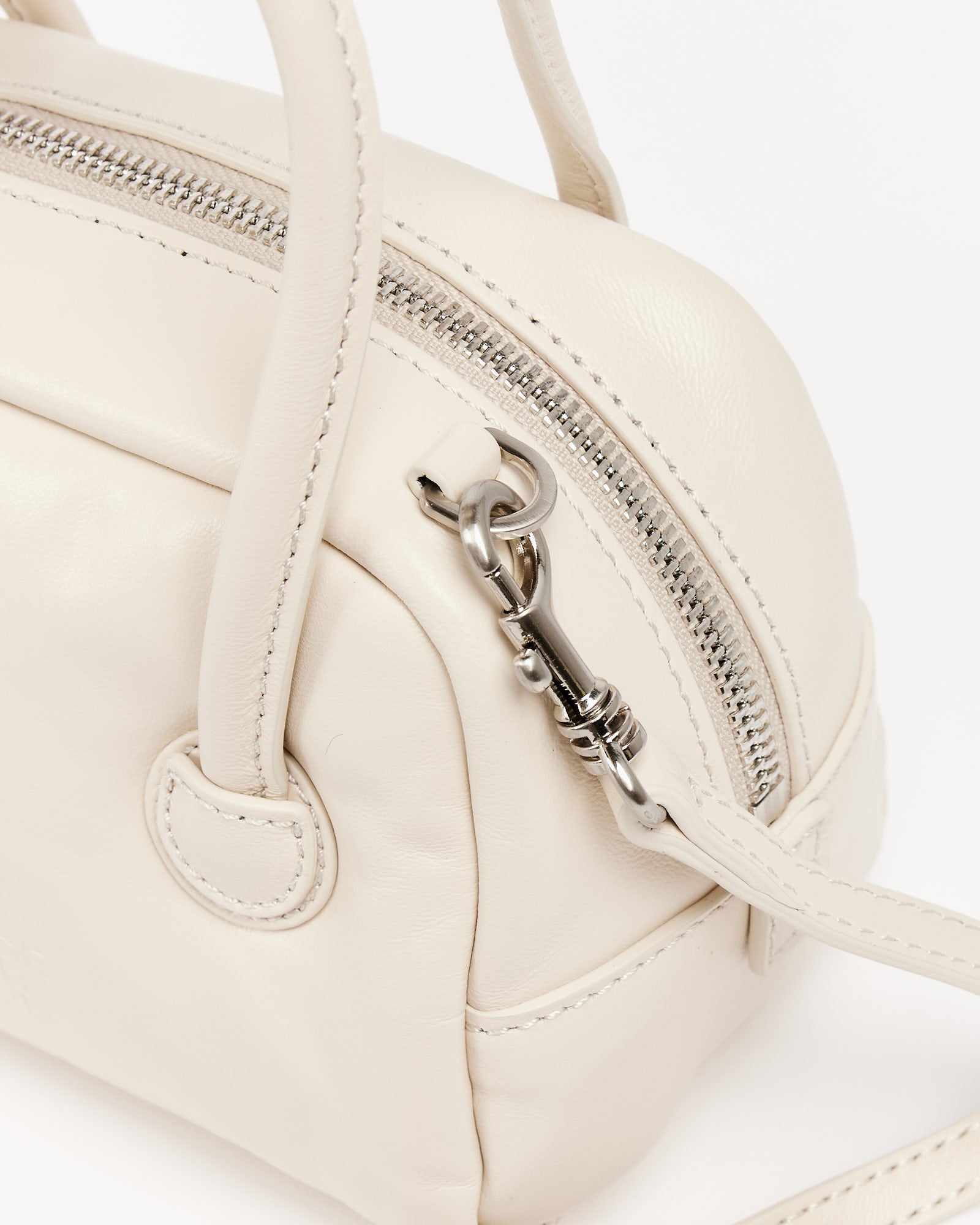Bessette Shoulder Bag (+STRAP)_Silver crinkle