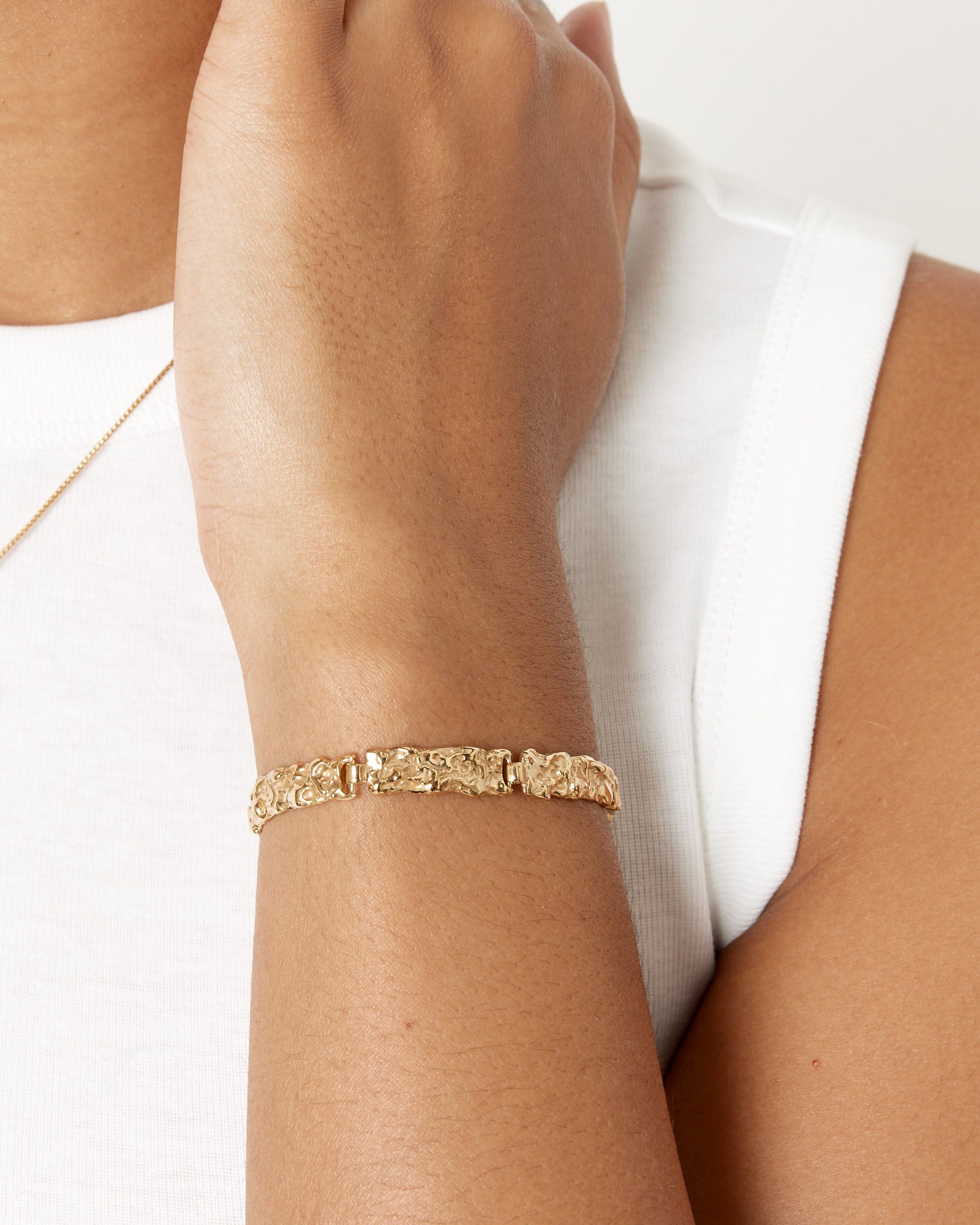 Faris Bruto Bracelet - Gold Plated Bronze / OS (252282)