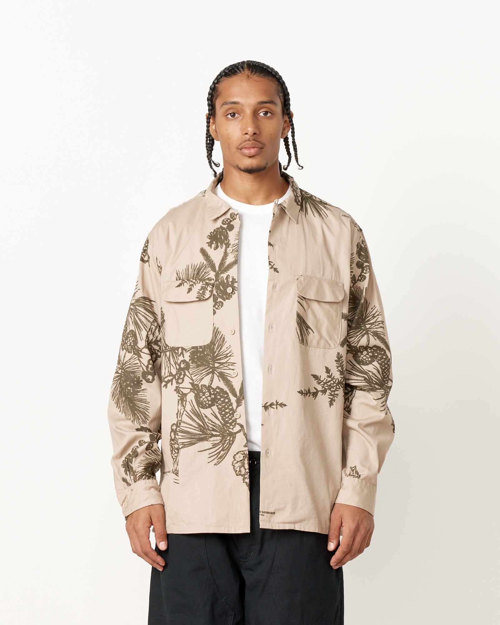 Engineered Garments Pinecone Classic Shirt - Khaki / L (252414)