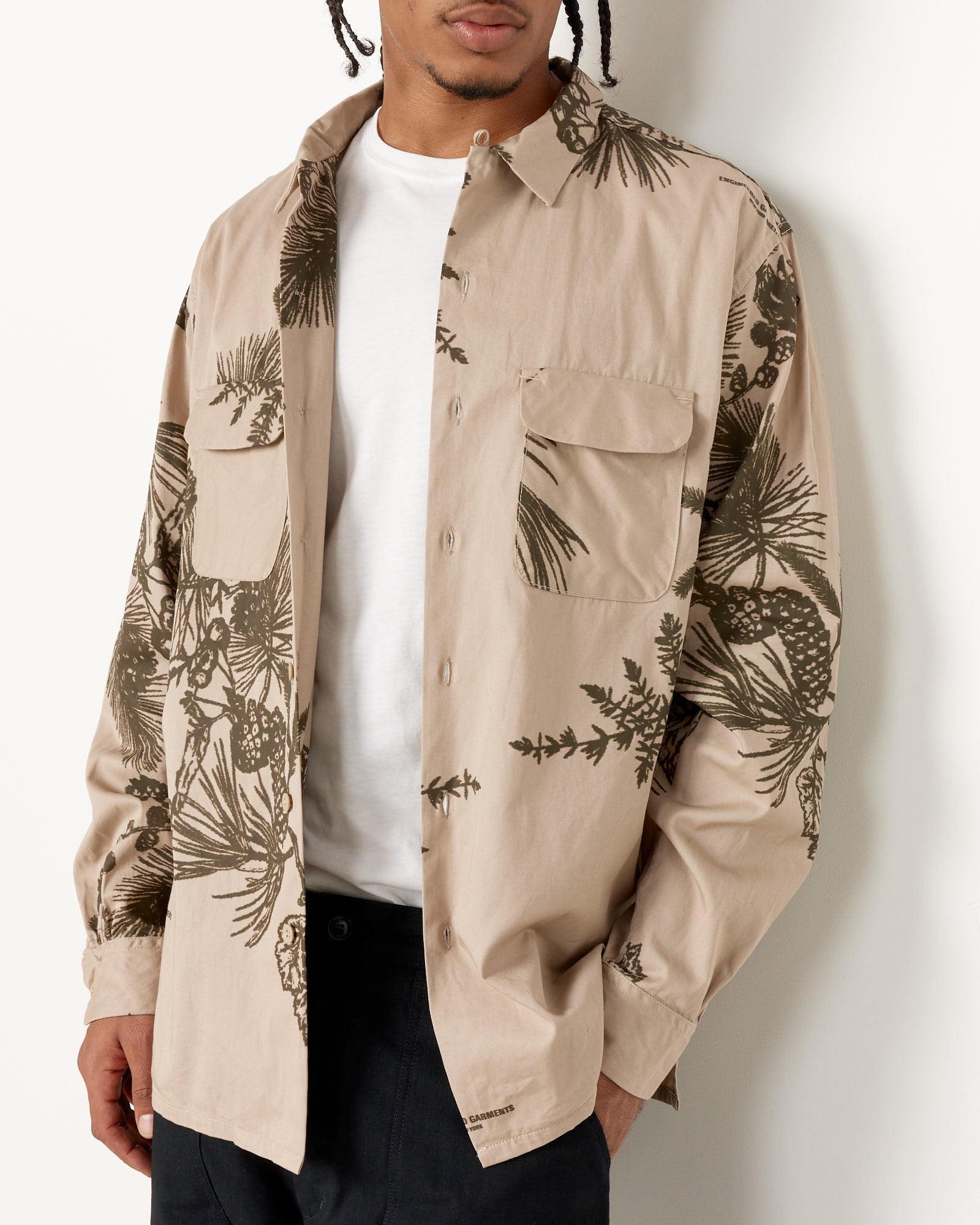 Engineered Garments Pinecone Classic Shirt - Khaki / L (252414)