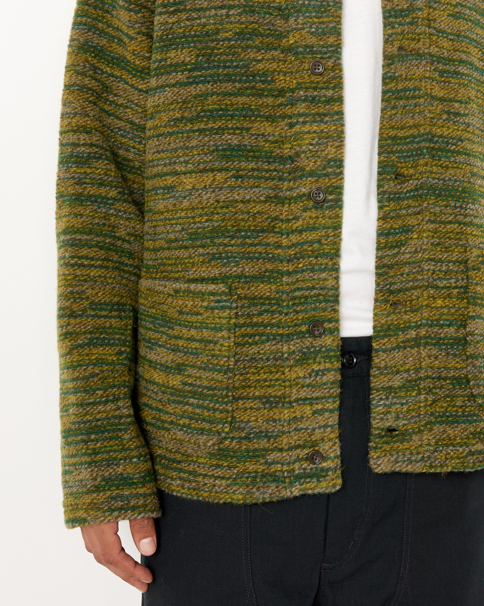 Engineered Garments Knit Cardigan - Green / L (252438)