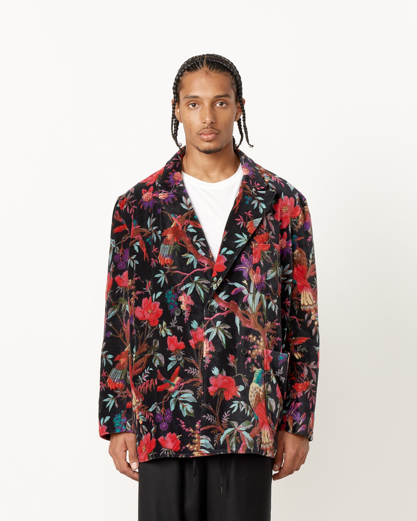 Engineered Garments DB Bird Jacket - Black / L (252446)