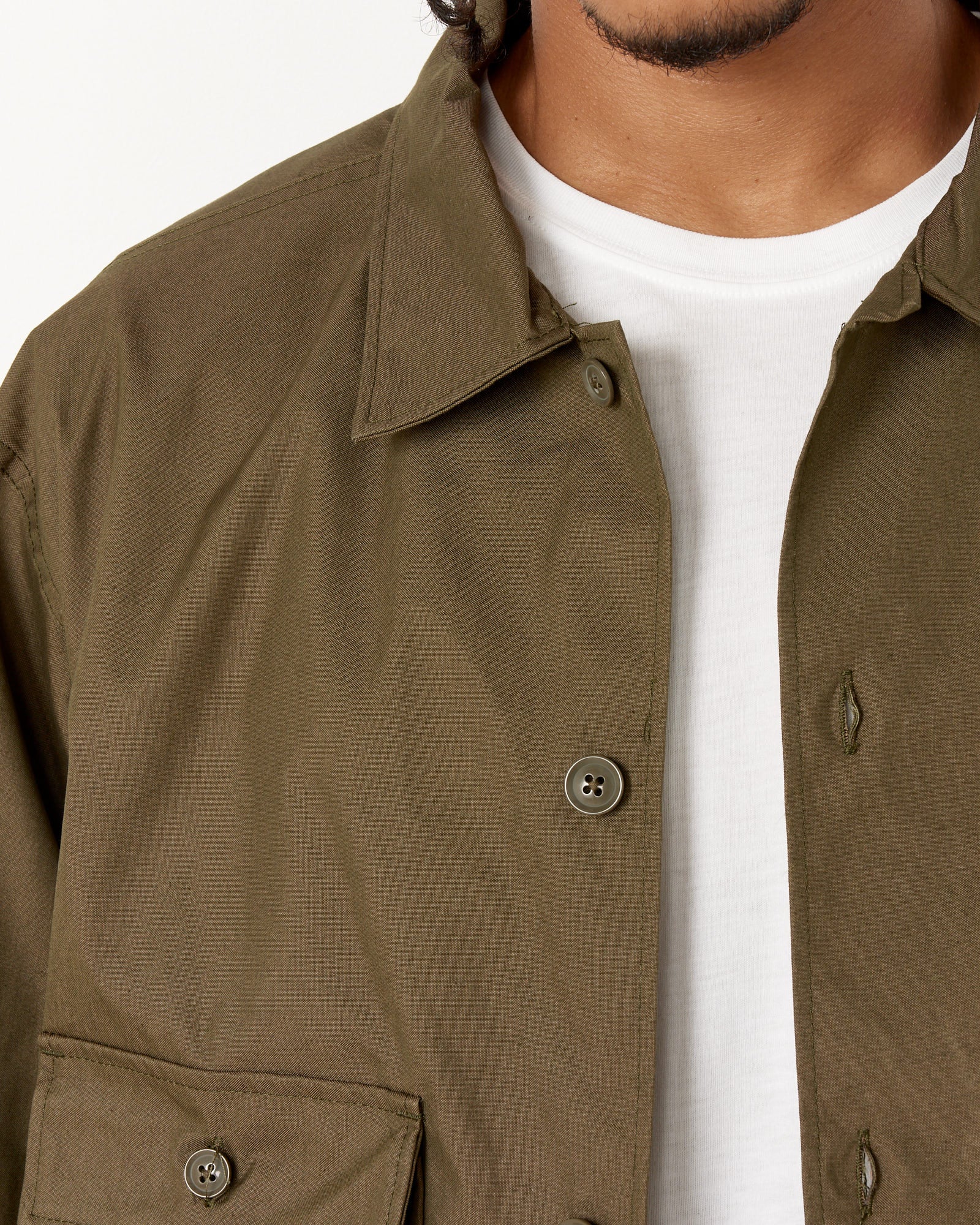 Engineered Garments BA Shirt Jacket - Olive / L (252450)