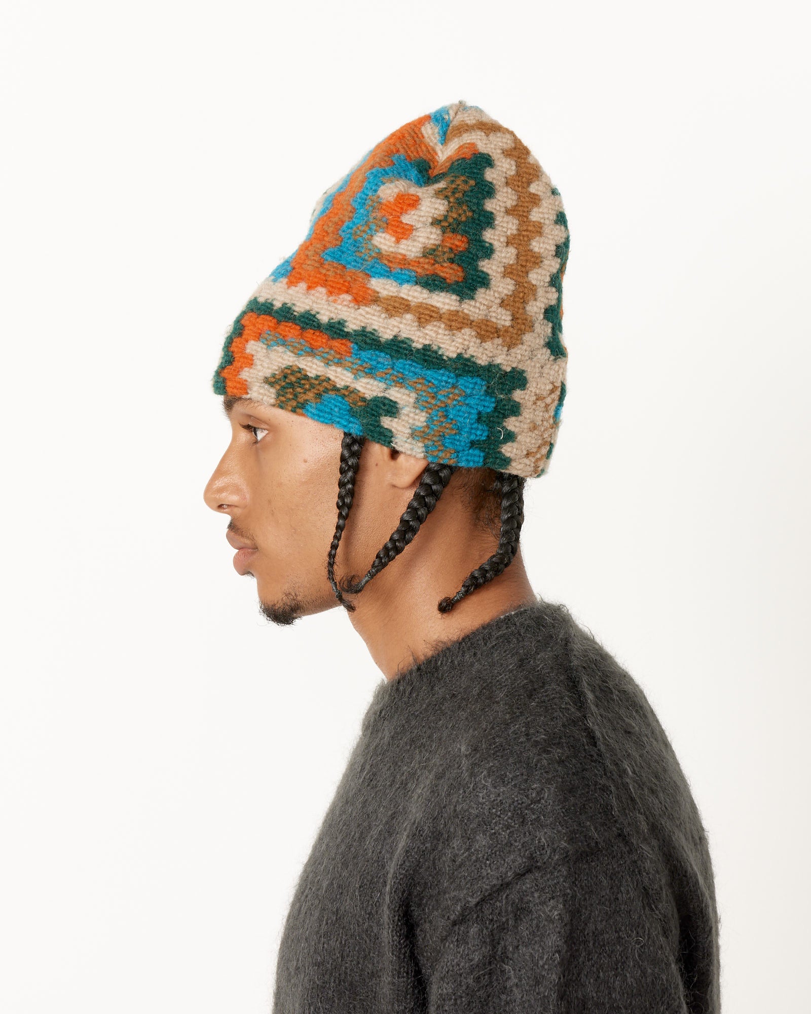 Engineered Garments Crochet Knit Beanie - Multi / OS (252456)