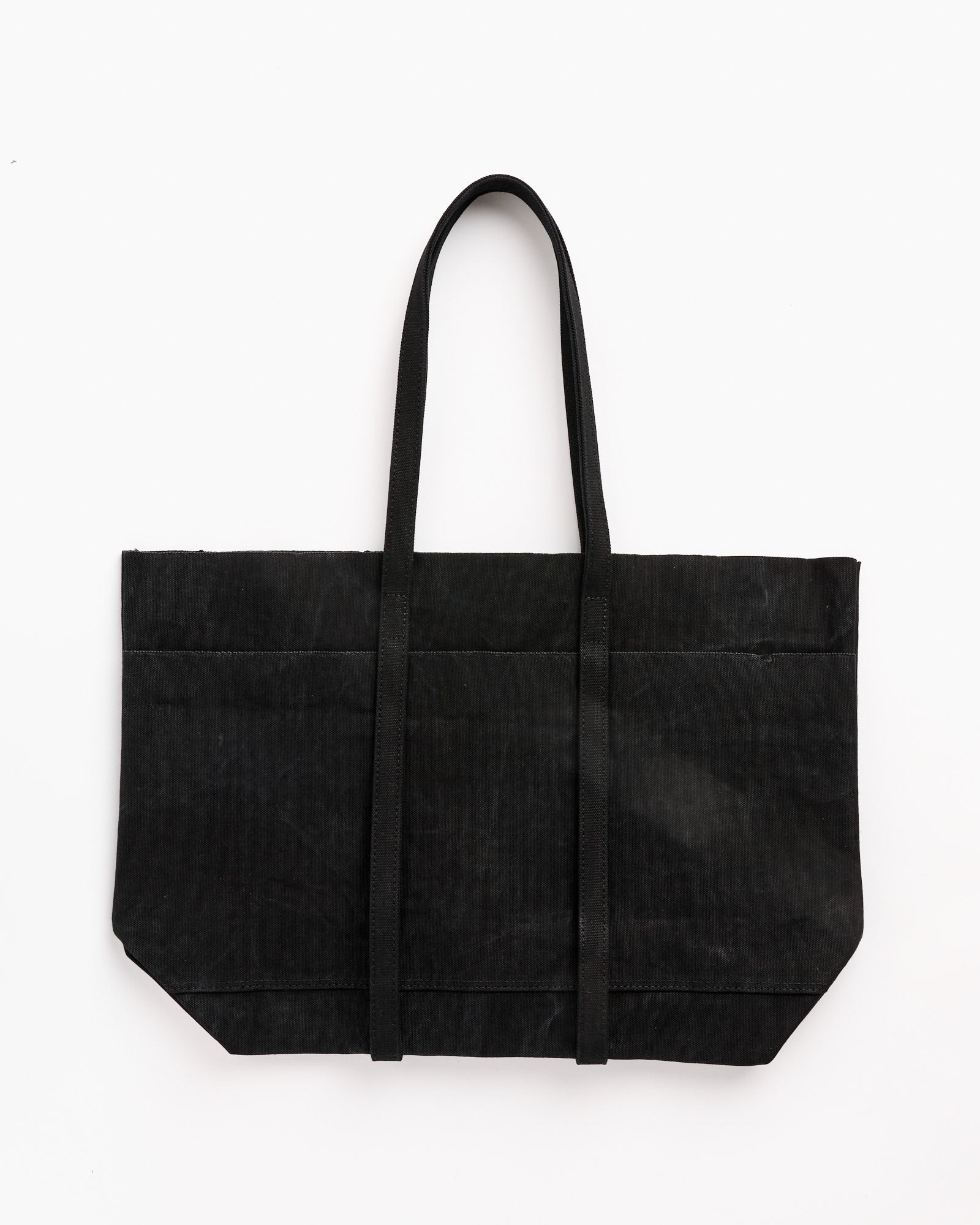 Amiacalva Washed Canvas 6 Pockets Tote - Black - M - Default Title (252467)