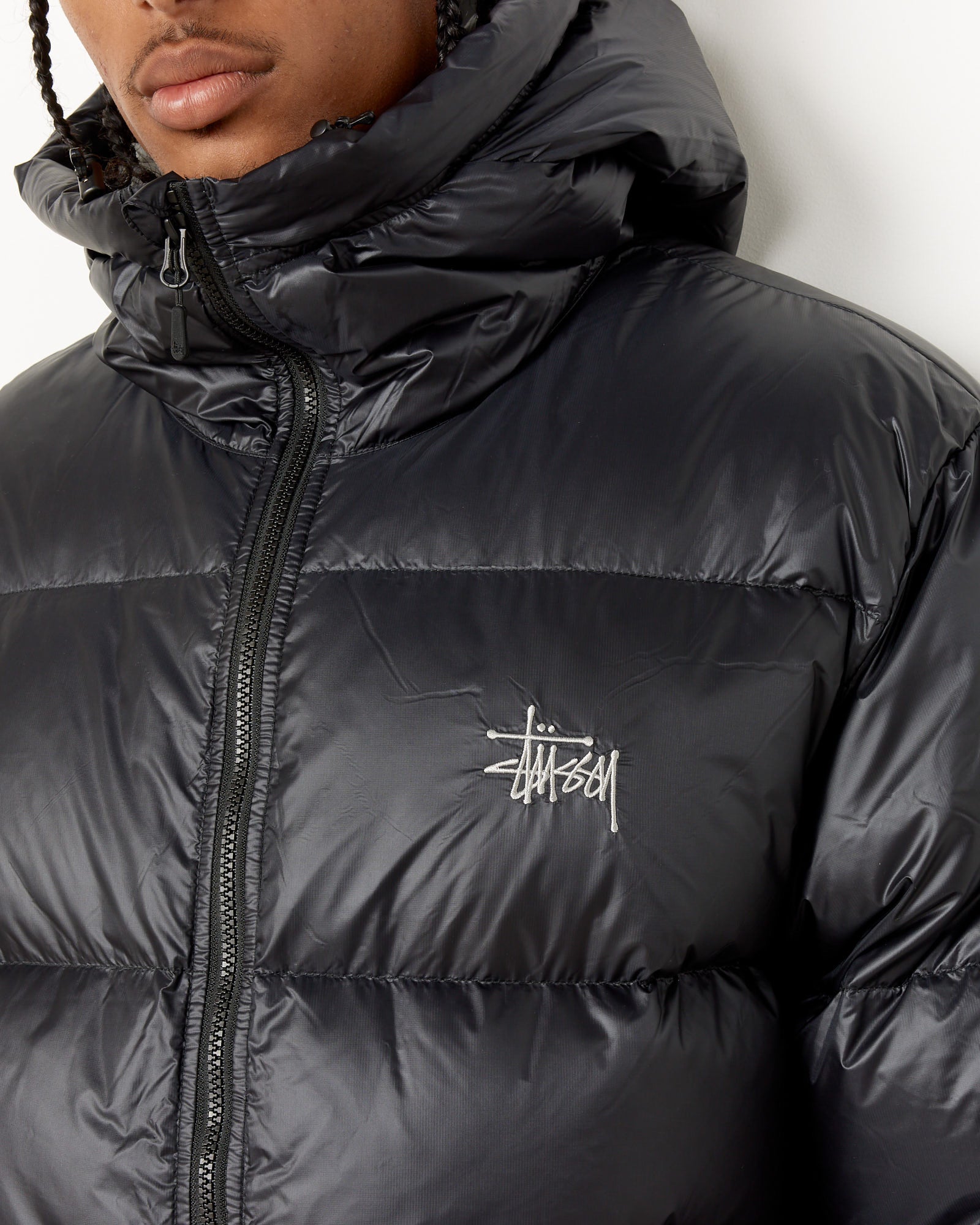 Stussy Micro Ripstop Down Parka - Phantom Black / L (252906)