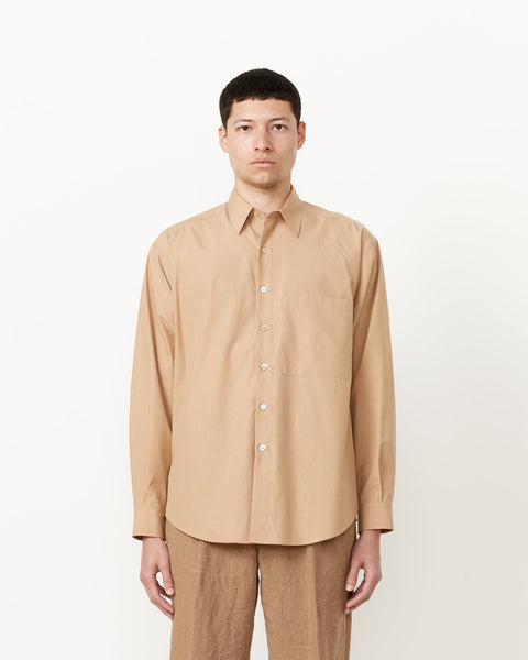 Washed Finx Twill Big Shirt in Light Brown – Mohawk General Store