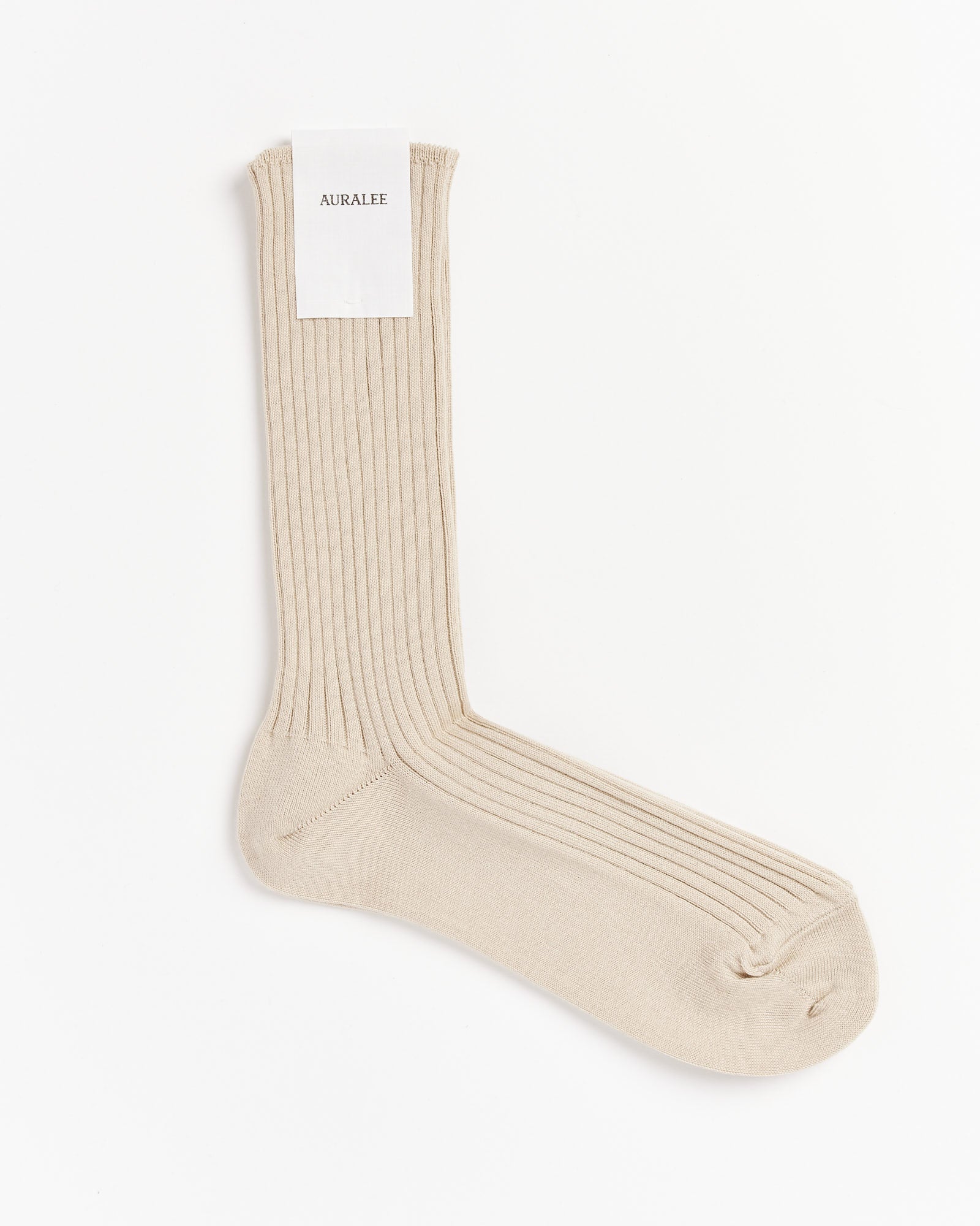 Giza High Gauge Socks in Beige