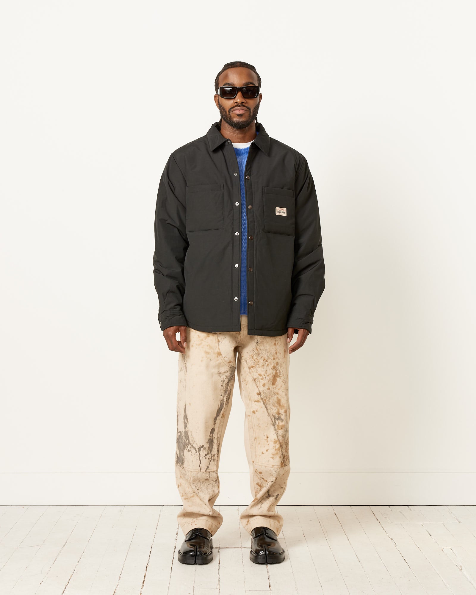 Stussy Padded Tech Over Shirt - Black / L (253144)