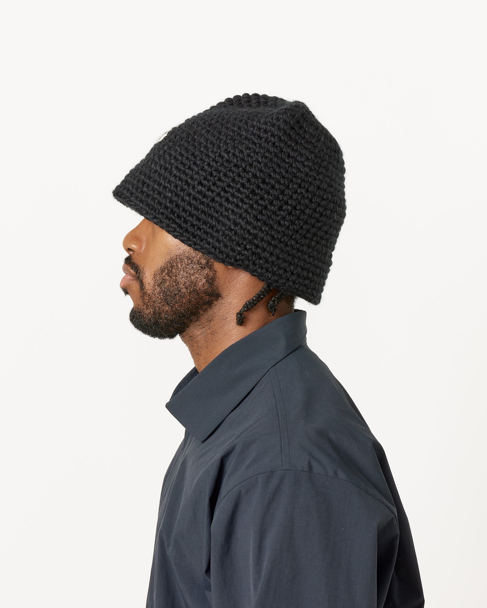 Stussy SS Link Knit Bucket Hat - Black / OS (253174)