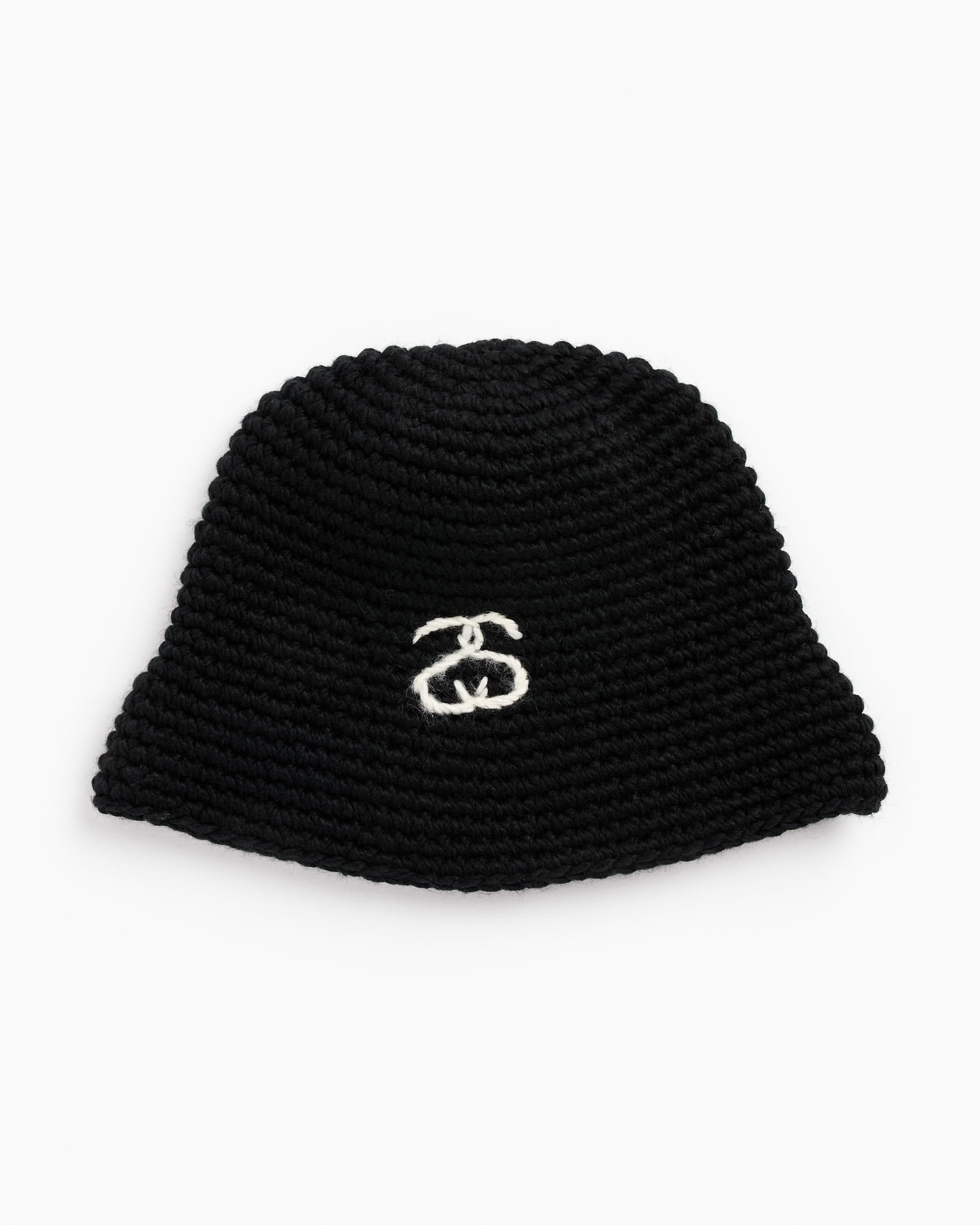 Stussy SS Link Knit Bucket Hat - Black / OS (253174)