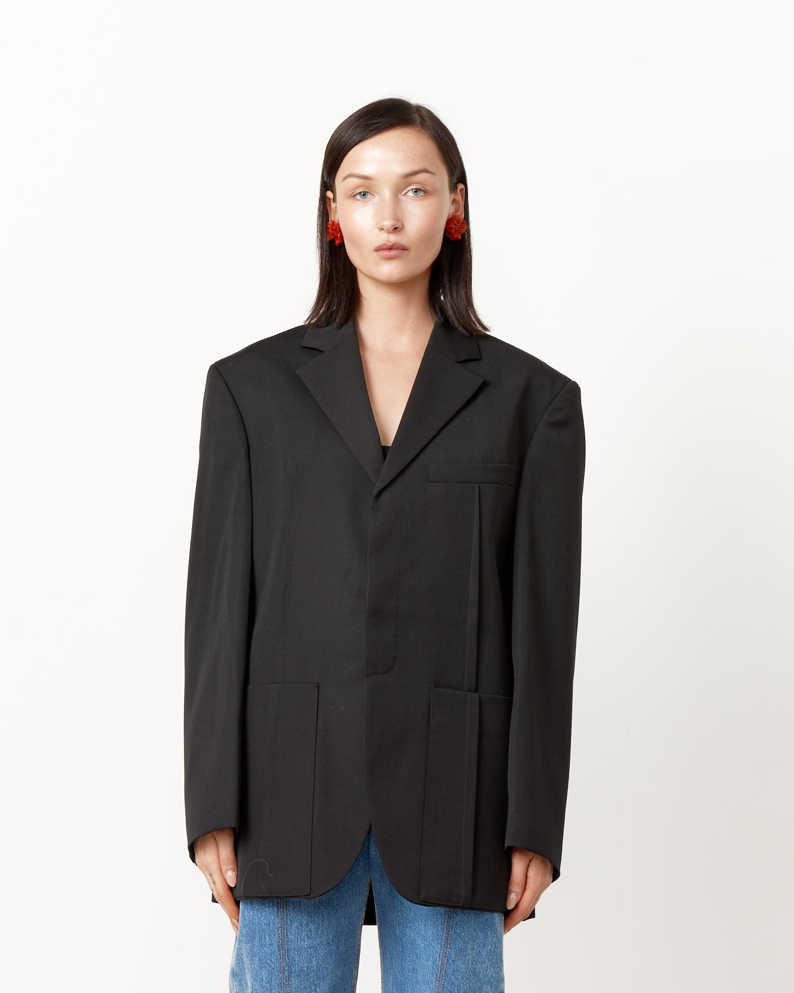 Jacquemus La Veste D'Homme Blazer - Black / 36 (253226)