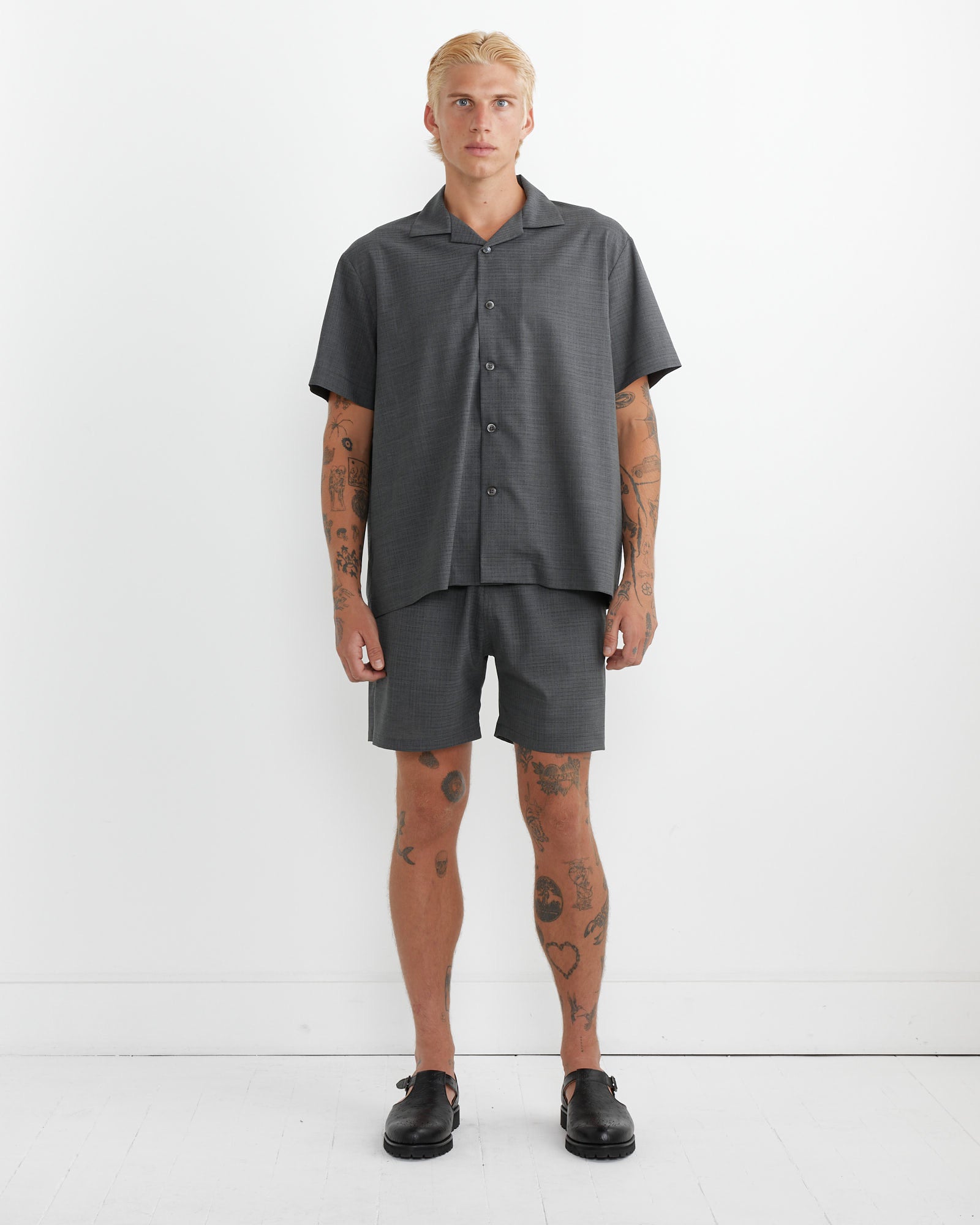 Desert Mesh Haus Shirt - Cement / M (253621)