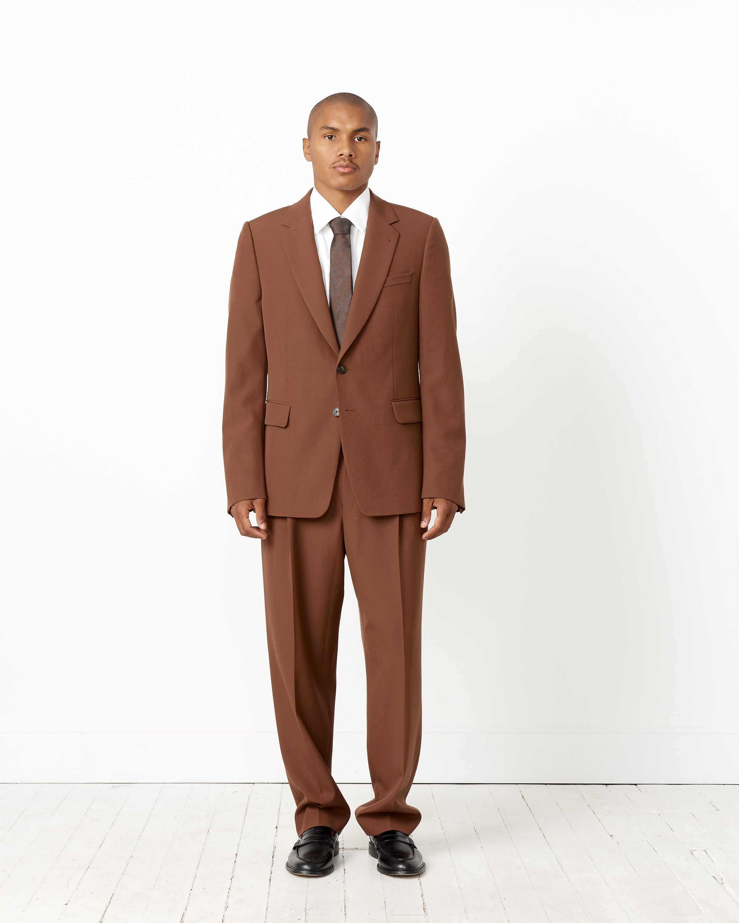 Double-Pleated Suiting Pant