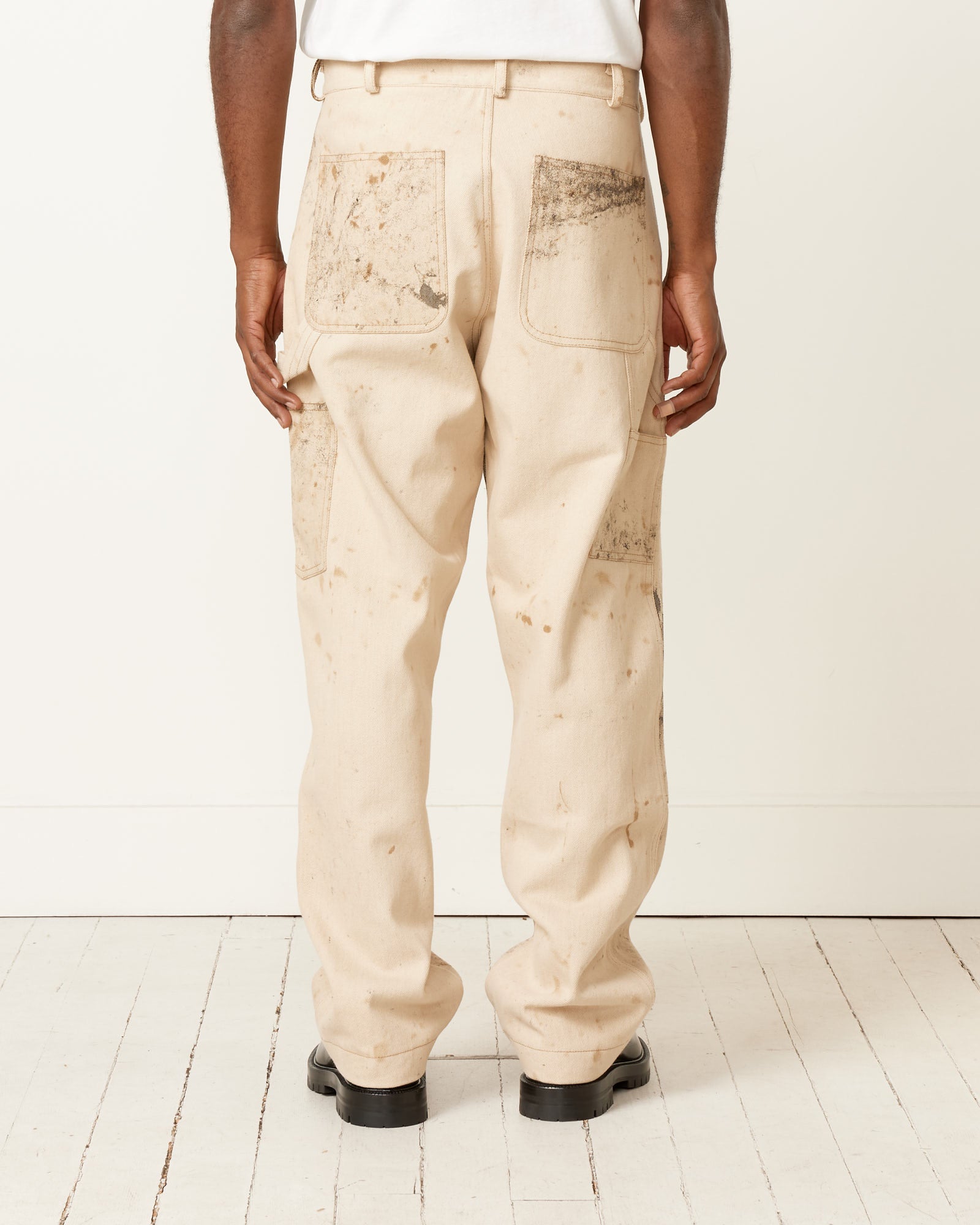 LC23 Wool Dirty Trouser - Beige / L (253928)