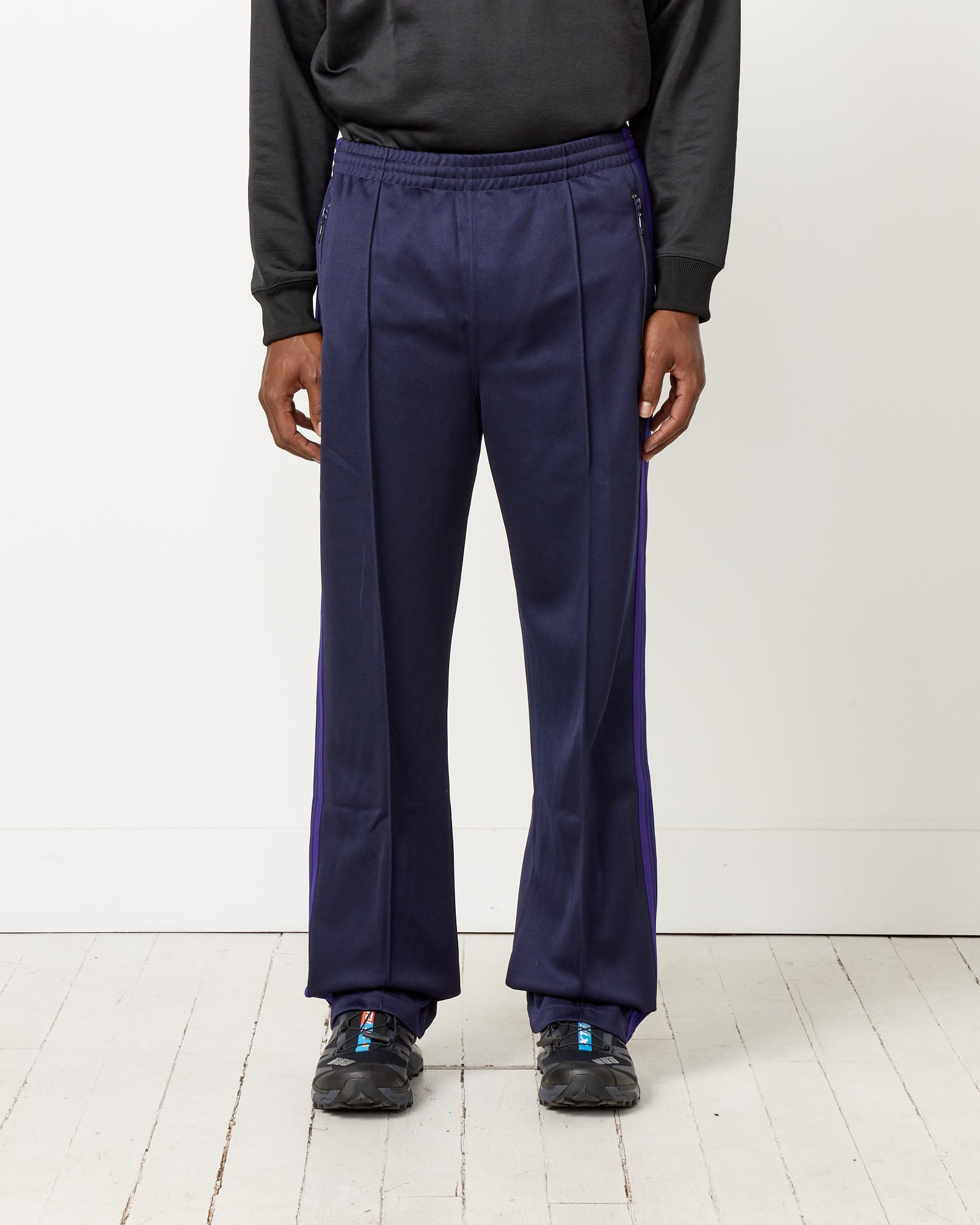 Needles Poly Smooth Track Pant - Navy / L (254086)