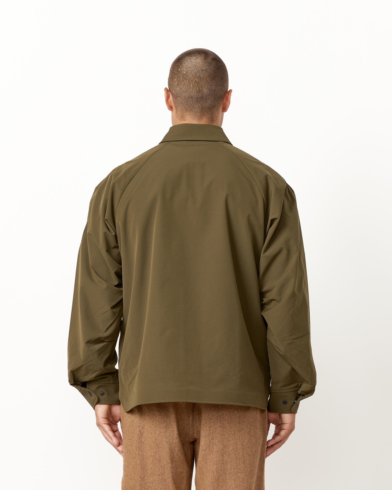 And Wander 69 PE Matte Cloth Jacket - Khaki / M (254297)