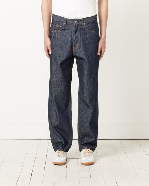 Auralee - Hard Twist Denim Pant in Indigo