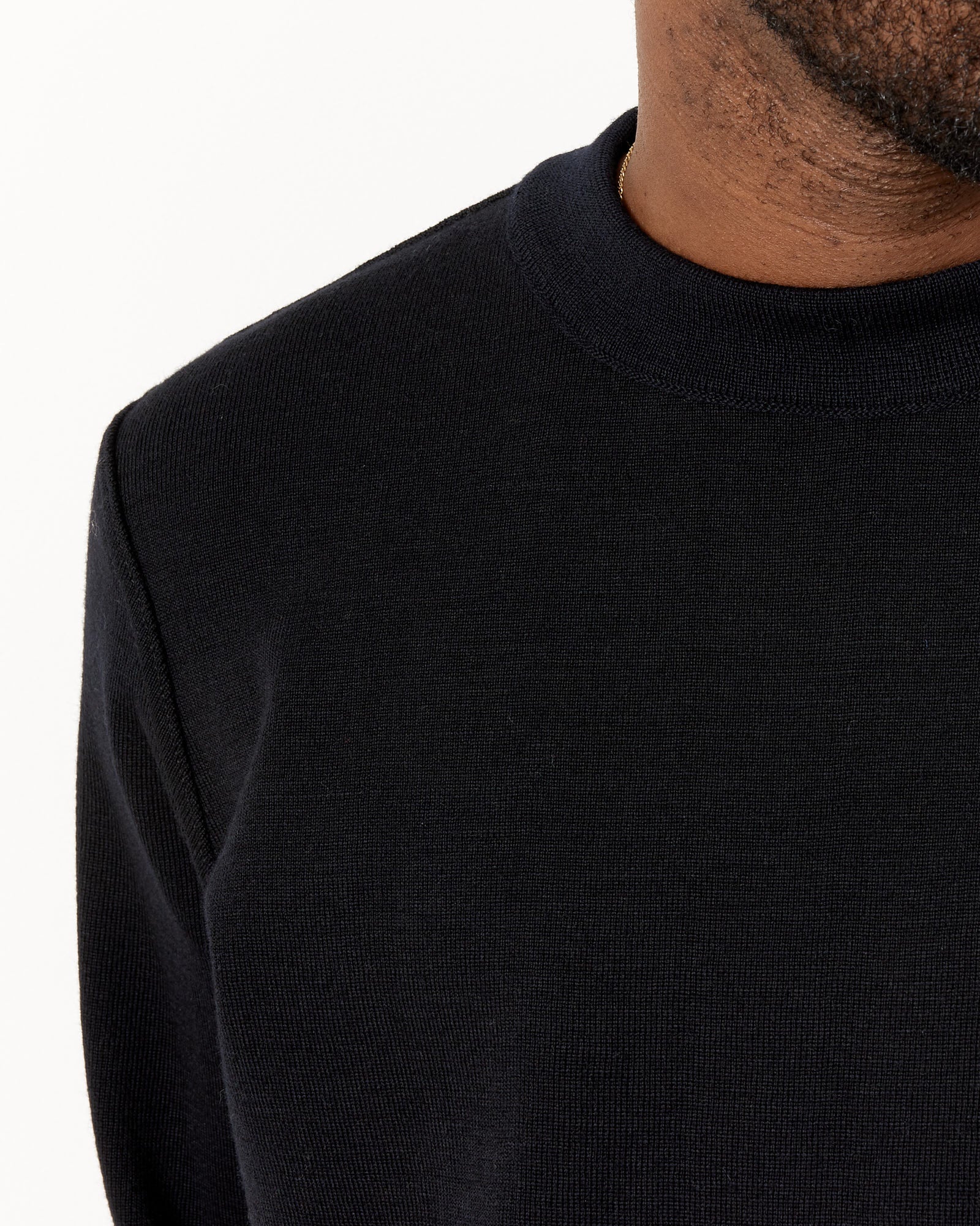 S.N.S. Herning Marine Crew Neck Residual Black - Residual Black / L (255400)