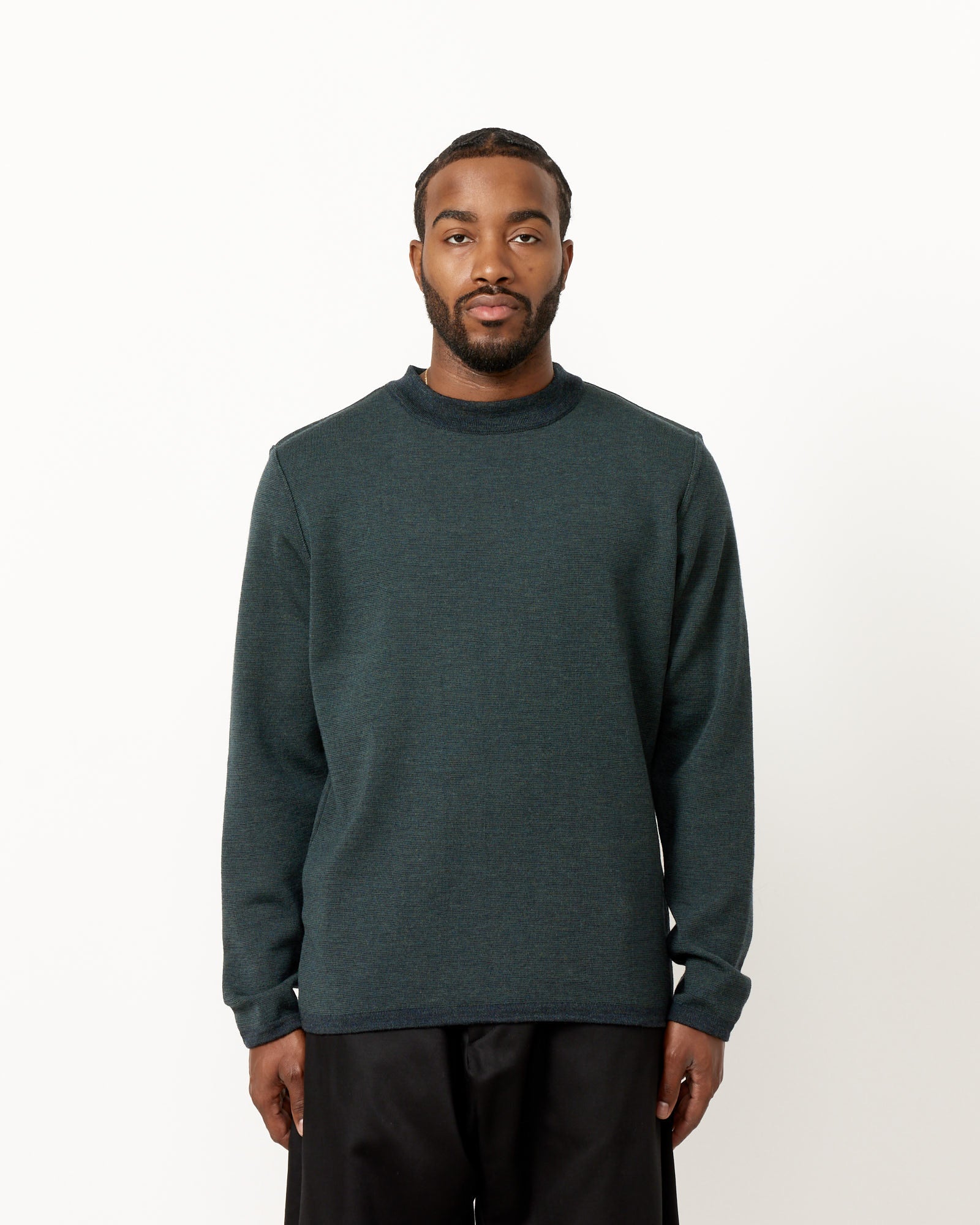 S.N.S. Herning Marine Crew Neck Midnight Green - Midnight Green / L (255408)