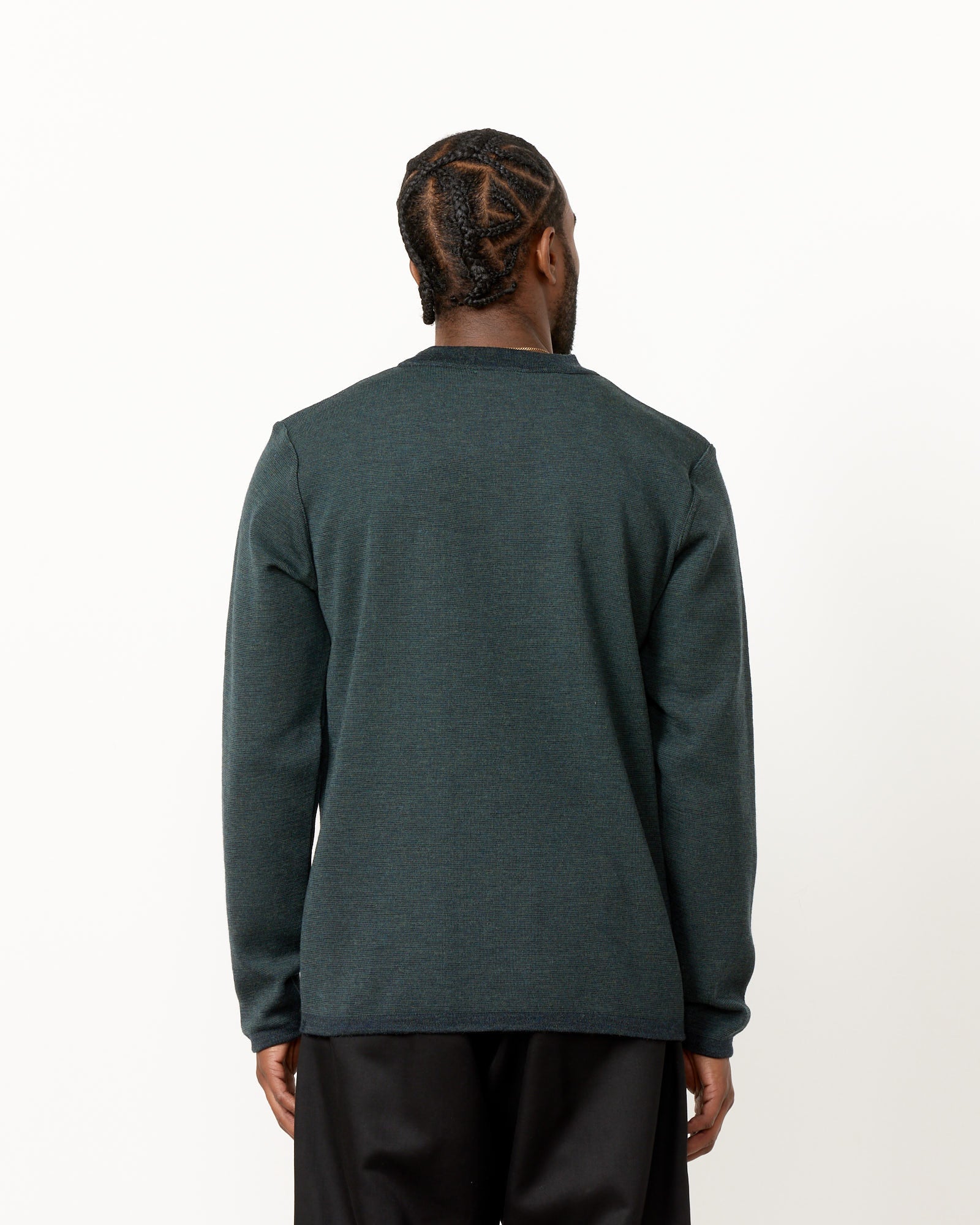 S.N.S. Herning Marine Crew Neck Midnight Green - Midnight Green / L (255408)