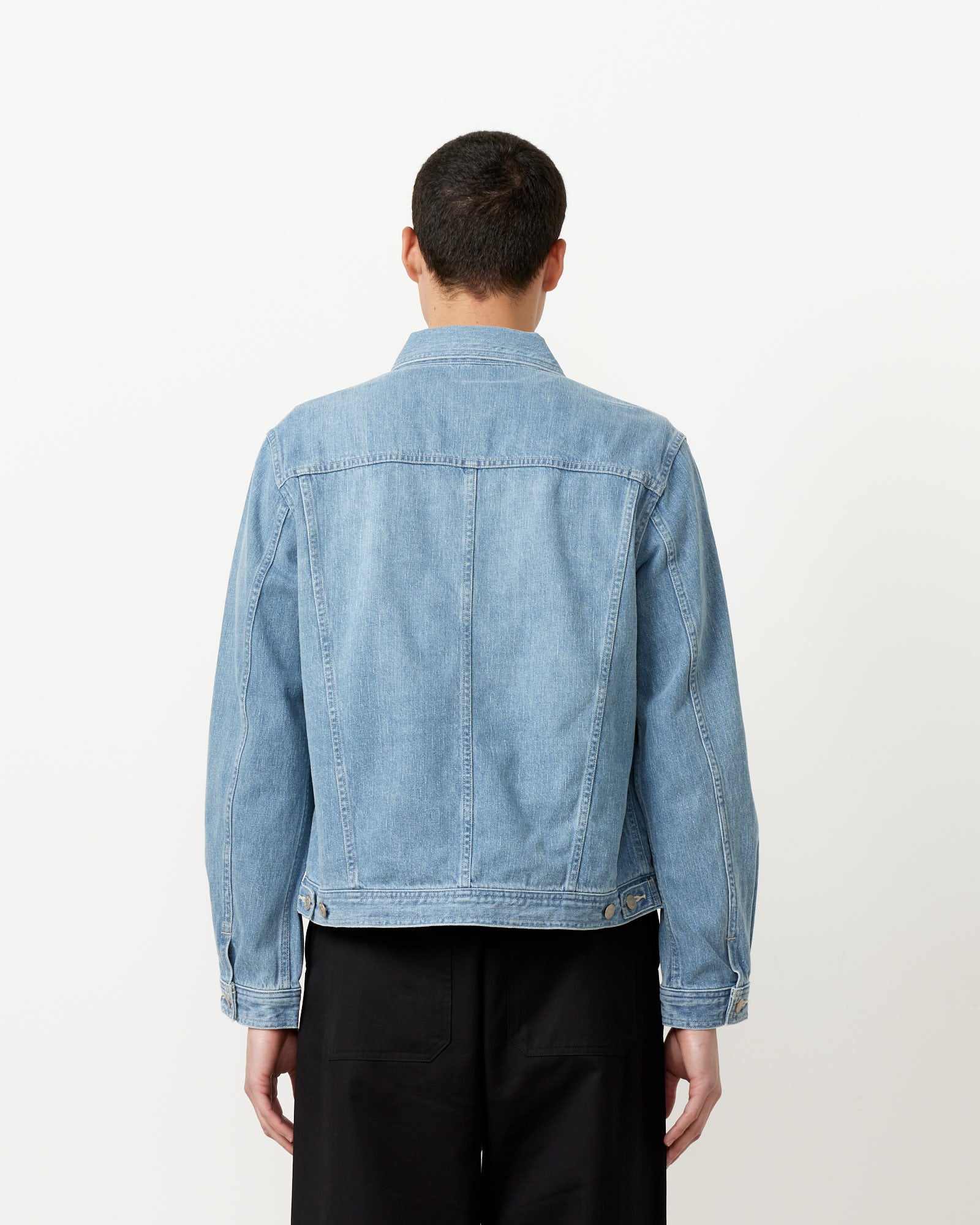 Auralee Faded Light Denim Blouson Light Indigo - Light Indigo / 4 (255455)