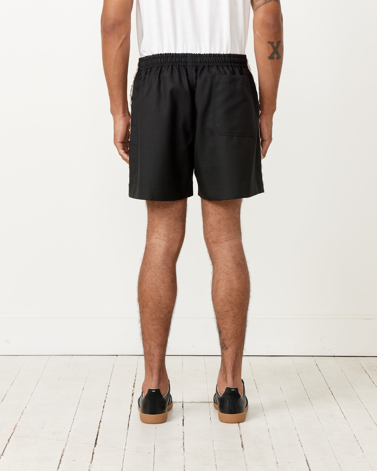 Bode Lacework Short Black - Black / L (255553)