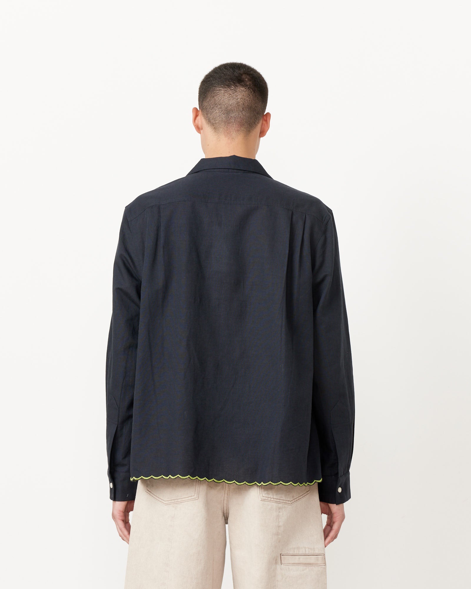 Bode Rosefinch L/S Shirt Black - Black / XL (255562)